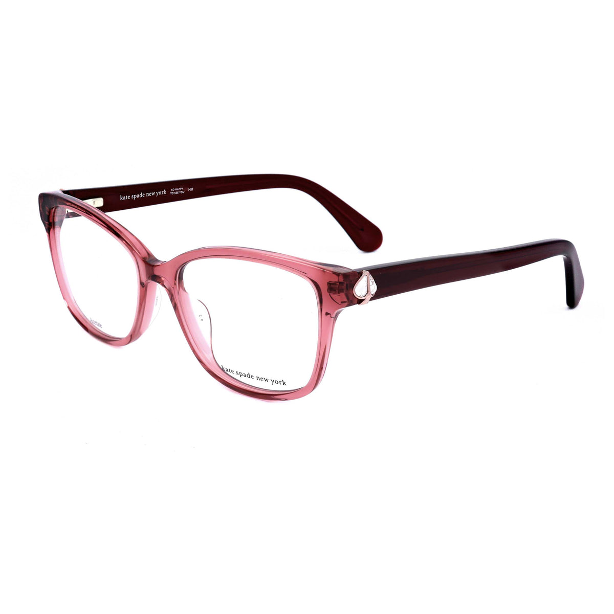 משקפי ראייה Kate Spade דגם Reilly לנשים 53 מ״מ בצבע Burgundy Translucent