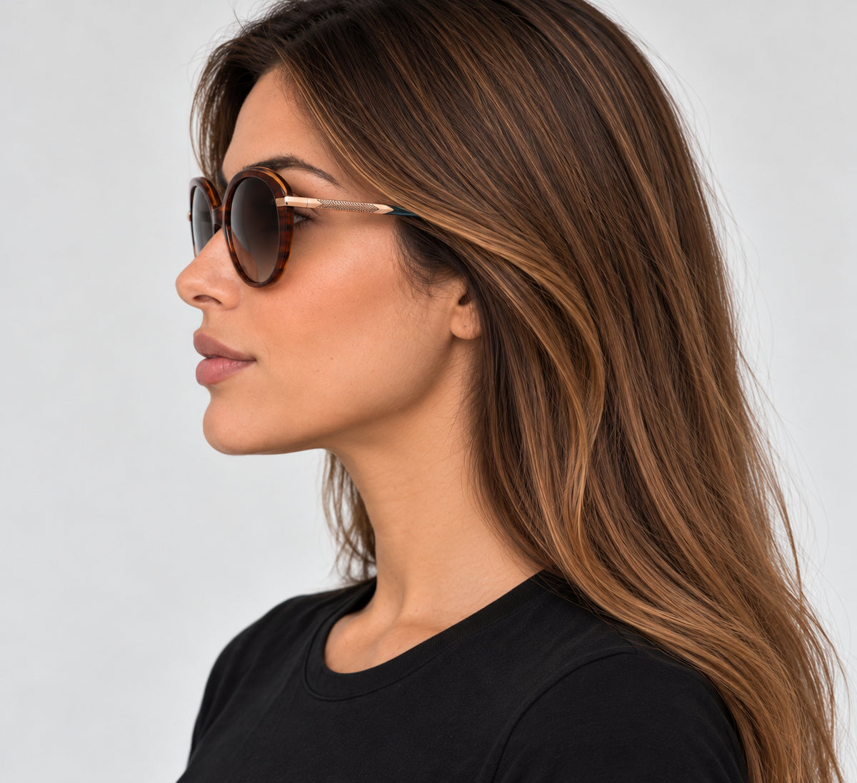 Rag & Bone Women's 56 mm Brown Horn Sunglasses RNB1075-S-EX4-56