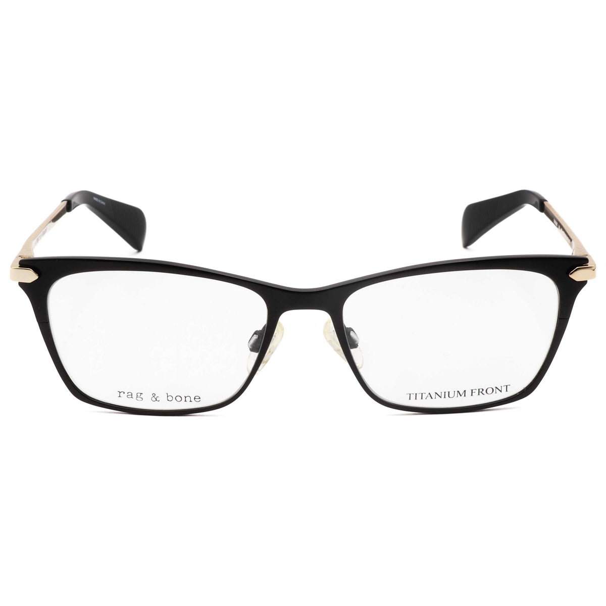 משקפי ראייה Rag & Bone דגם Rnb3007 לנשים 51 מ״מ בצבע שחור מט זהב
