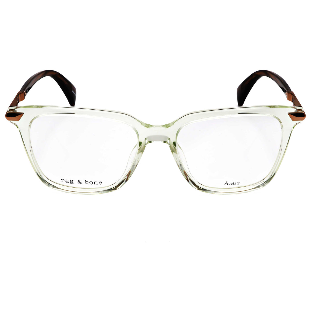 משקפי ראייה Rag & Bone דגם Rnb3055 לנשים 51 מ״מ בצבע שקוף ירוק
