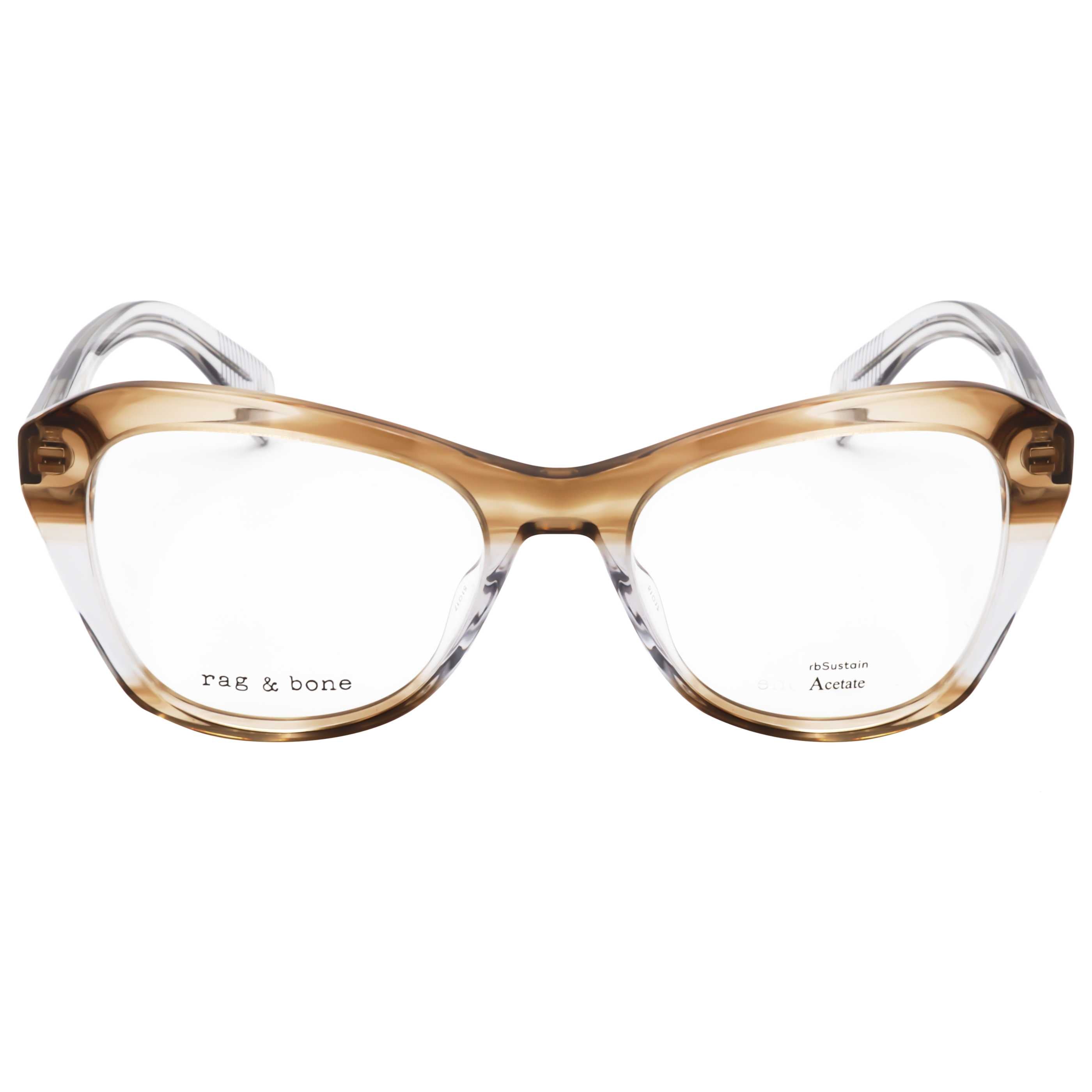 משקפי ראייה Rag & Bone דגם Rnb3069 לנשים 51 מ״מ בצבע בז׳ Horn