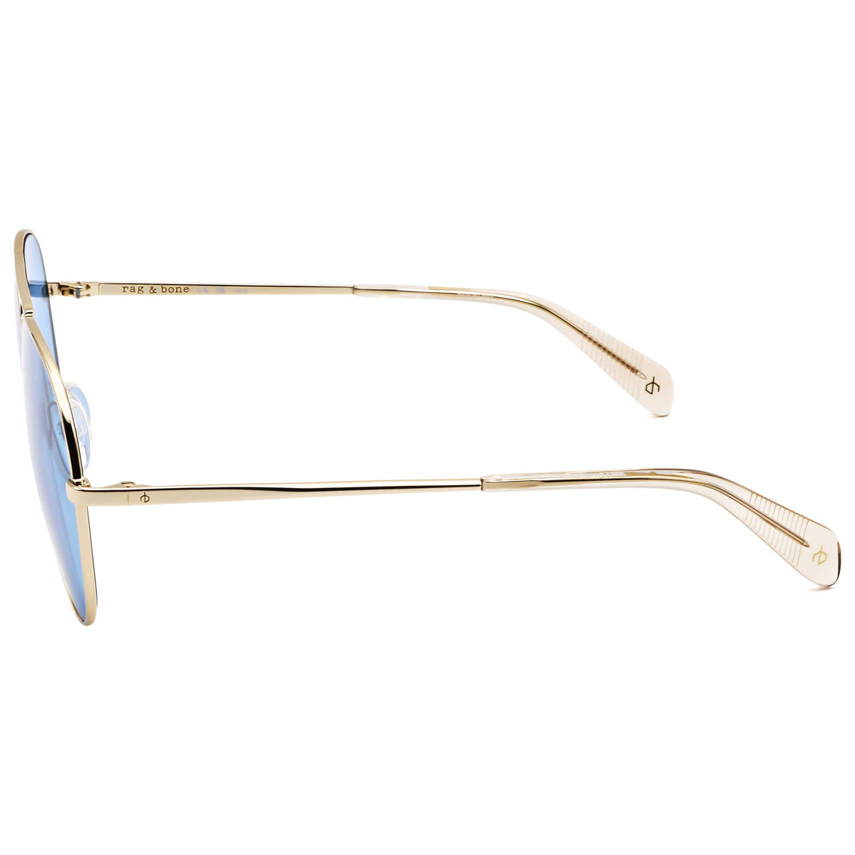 Rag & Bone Unisex 59 mm Gold Beige Sunglasses RNB5052-G-S-84E-59