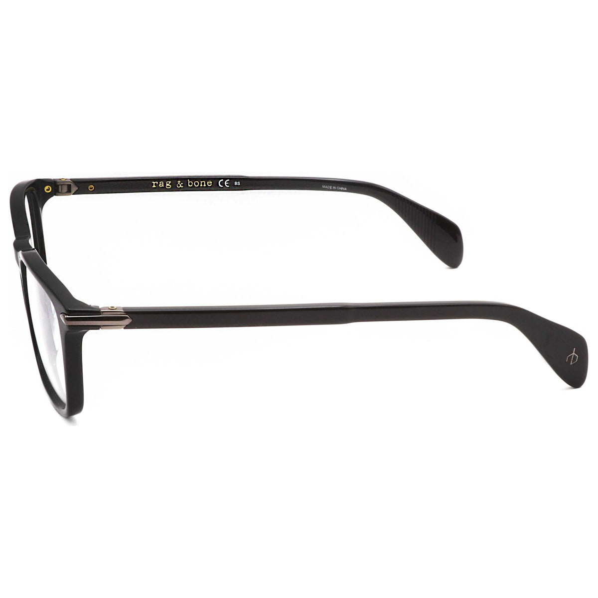 משקפי ראייה Rag & Bone דגם Rnb7016 לגברים 53 מ״מ בצבע שחור