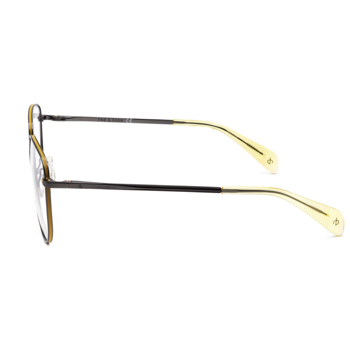 משקפי ראייה Rag & Bone דגם Rnb7017 לגברים 56 מ״מ בצבע רותניום כהה