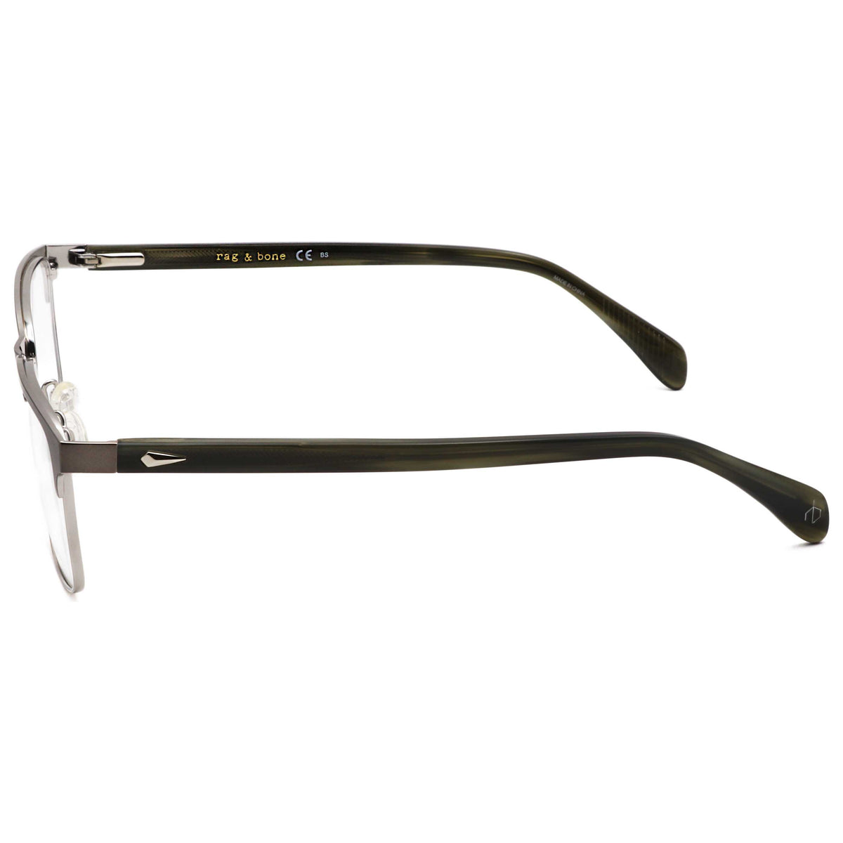 משקפי ראייה Rag & Bone דגם Rnb7051 לגברים 54 מ״מ בצבע רותניום כהה