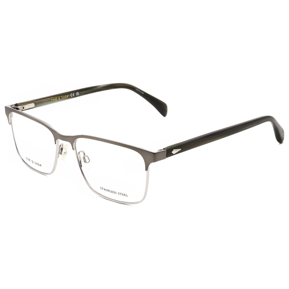 Rag & Bone Men's 56 mm Dark Ruthenium Eyeglasses RNB7051-G-TZ2-56