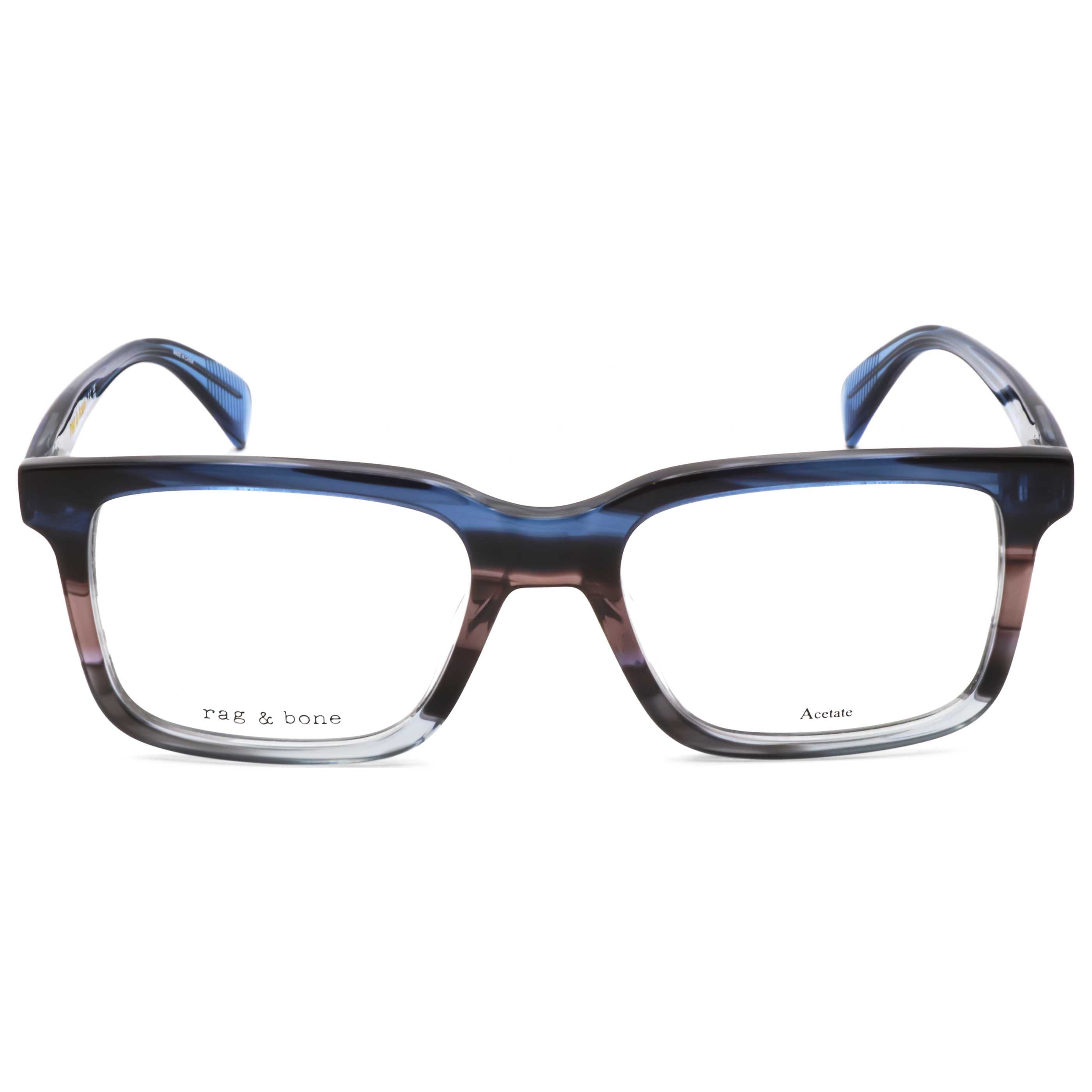 משקפי ראייה Rag & Bone דגם Rnb7053 לגברים 53 מ״מ בצבע כחול