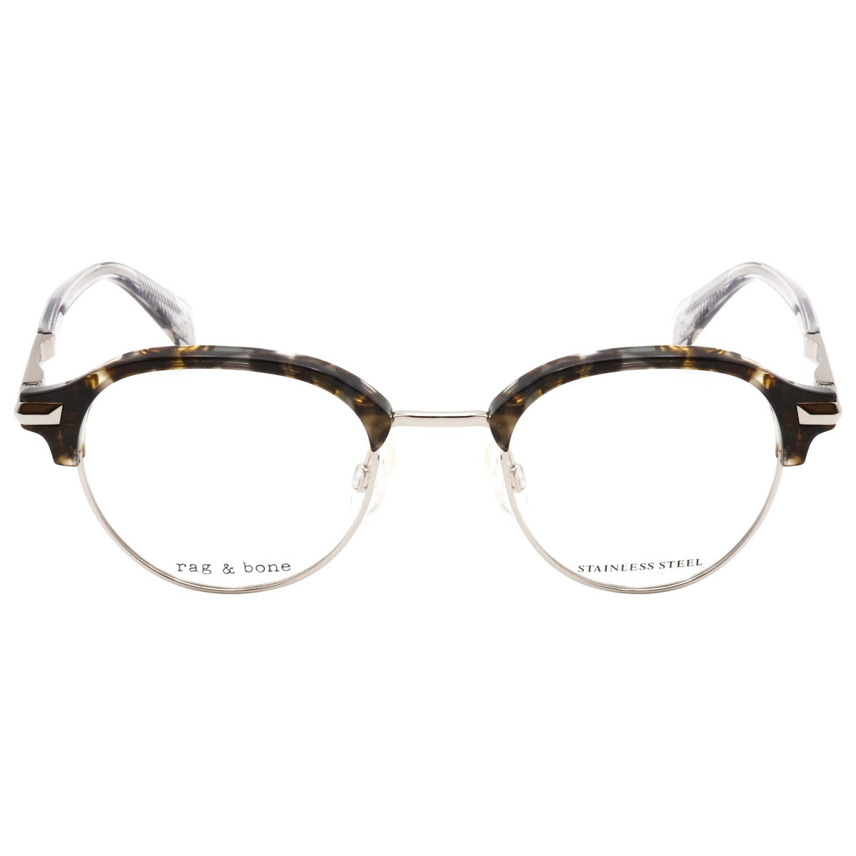 משקפי ראייה Rag & Bone דגם Rnb8004 לגברים 48 מ״מ בצבע אפור הוואנה