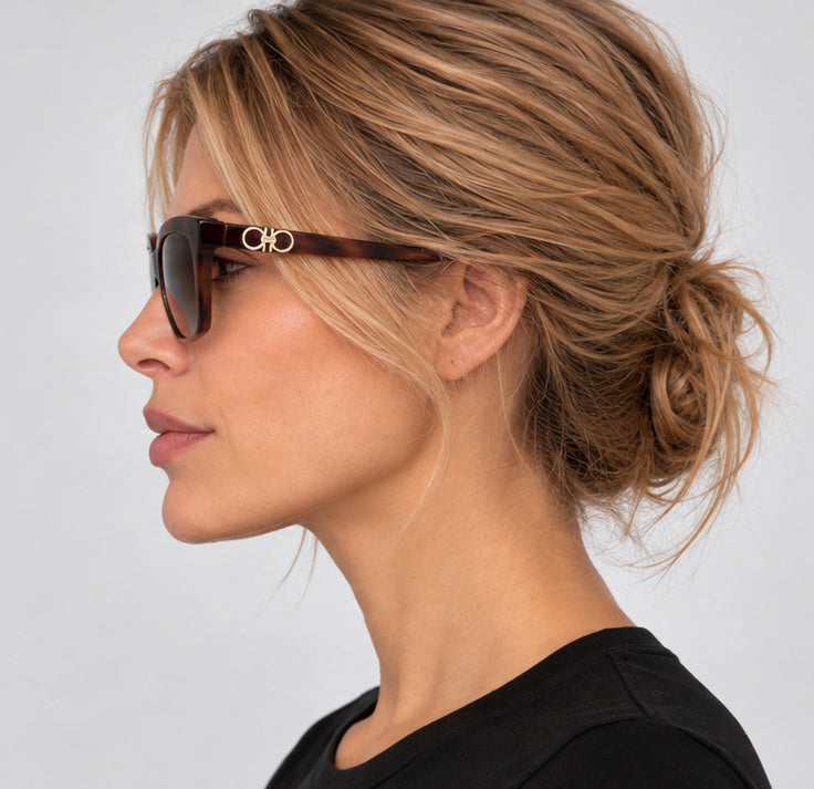 Ferragamo Women's 55mm Havana Sunglasses SF1027S-214