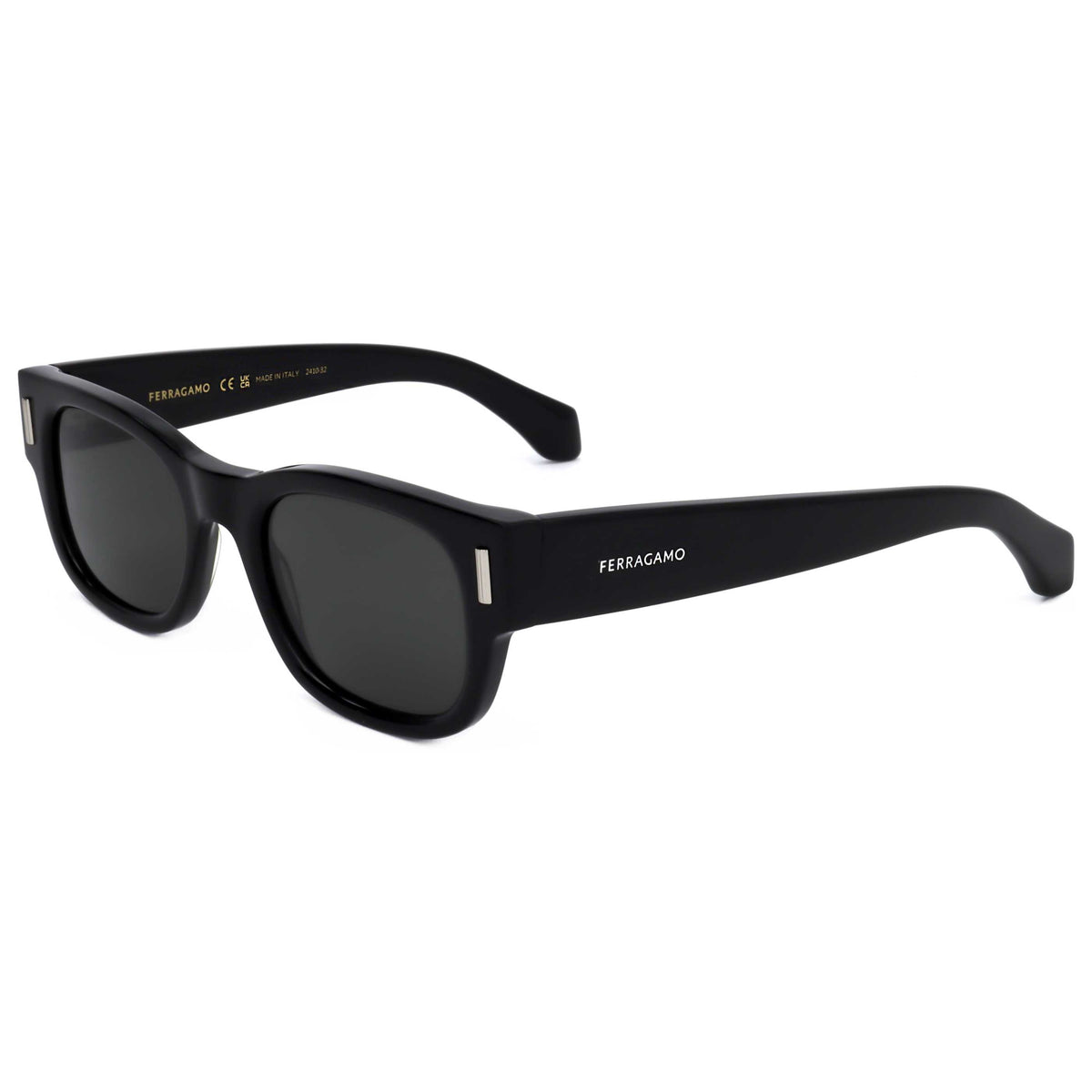 משקפי שמש Ferragamo דגם SF2064SE-001-51 לגברים 51 מ״מ בצבע שחור