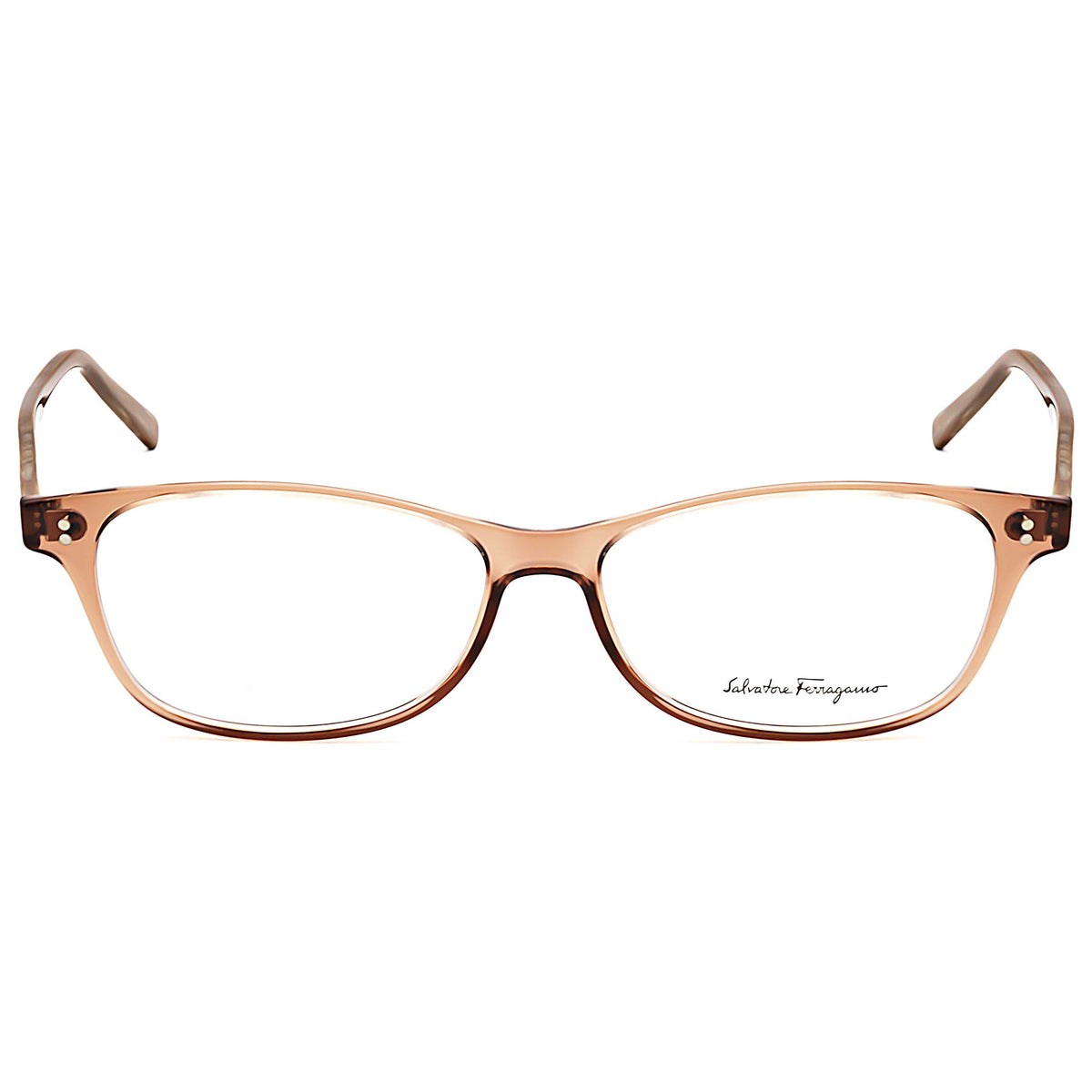 Ferragamo Women's 55mm Trasparent Brown Marble Eyeglasses SF2910-231-55