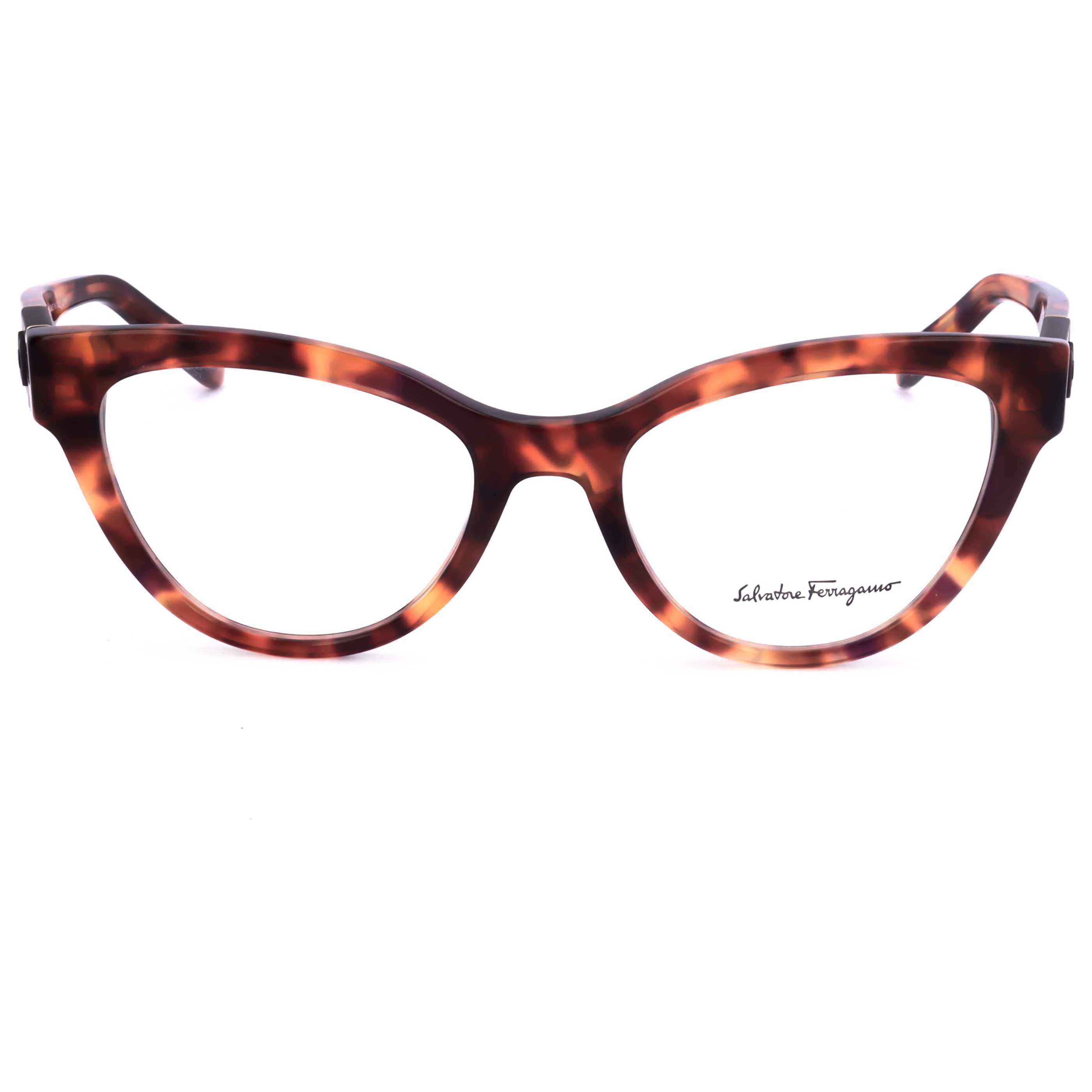 משקפי ראייה Ferragamo דגם Sf2920 לנשים 52 מ״מ בצבע אדום שריון צב
