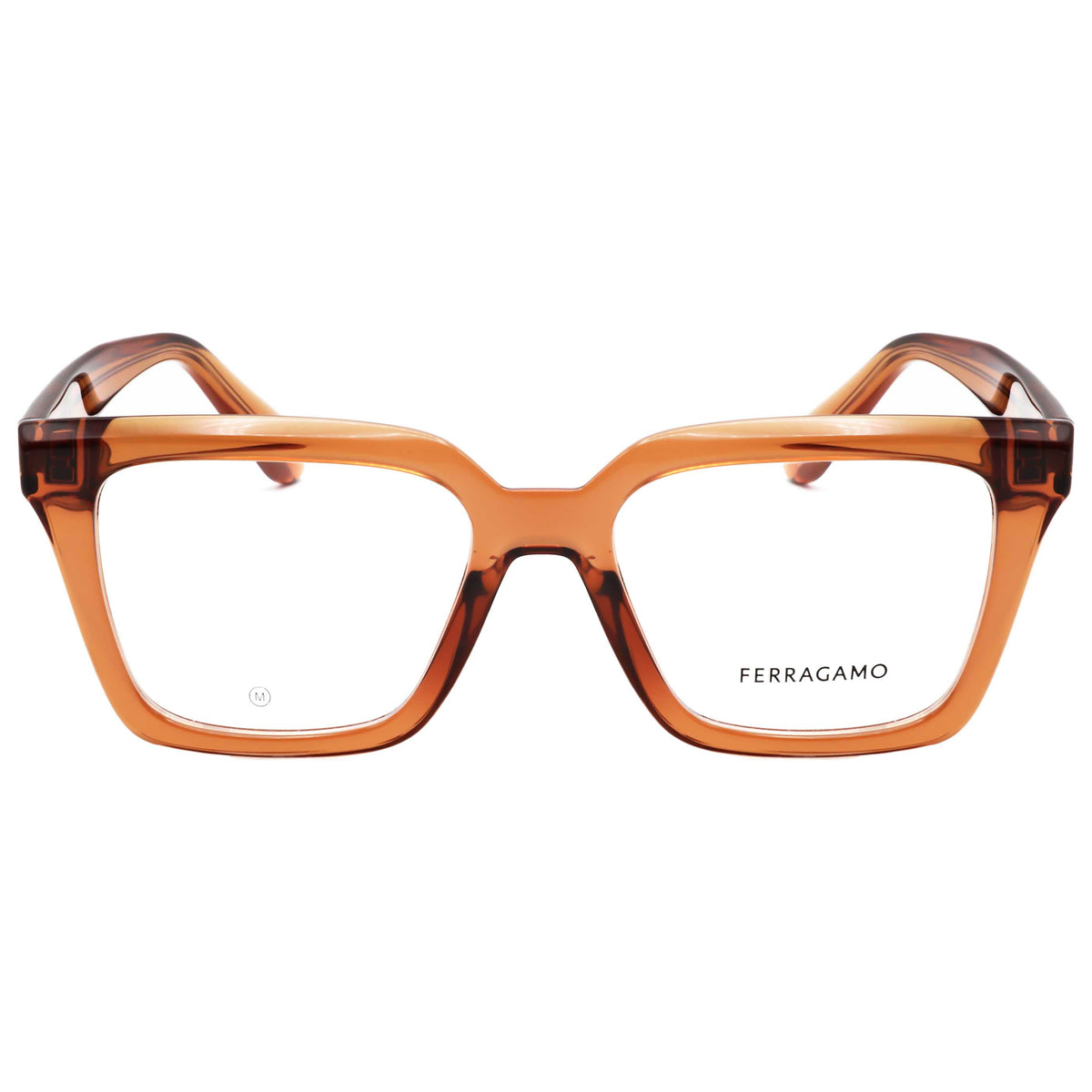 Ferragamo Women's 52mm Transparent Caramel Eyeglasses SF2985-261-52