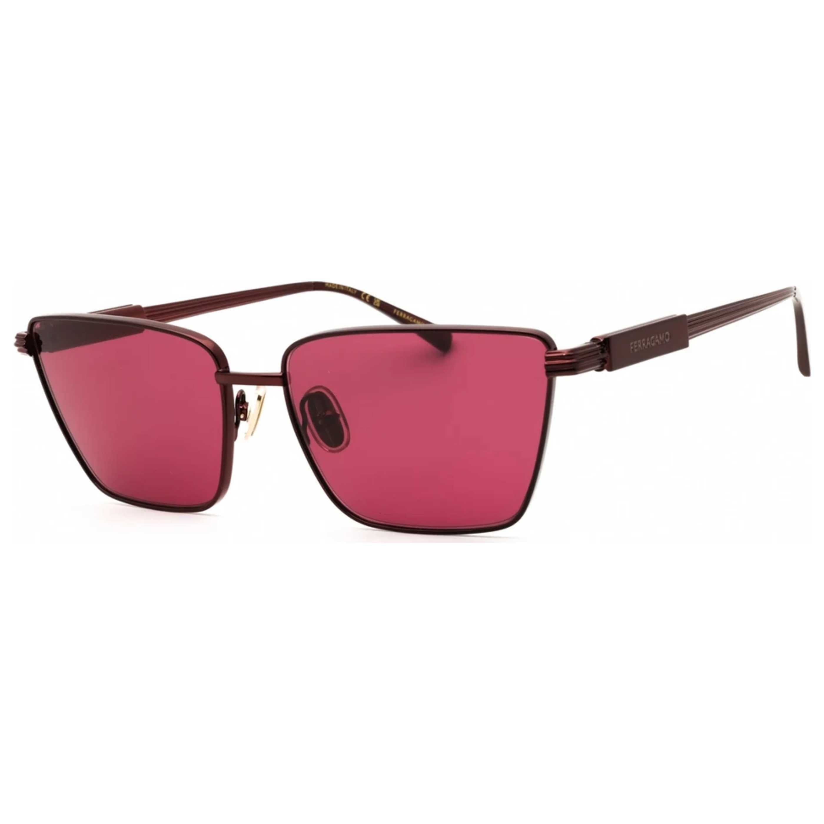 משקפי שמש Ferragamo דגם Sf331S לנשים 59 מ״מ בצבע Wine