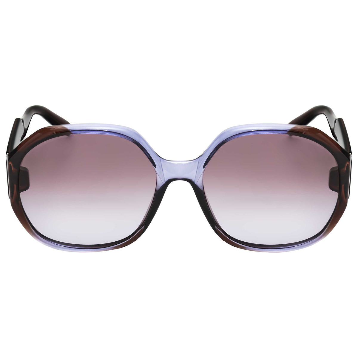 משקפי שמש Ferragamo דגם Fashion לנשים 60 מ״מ בצבע Violet חום מדורג