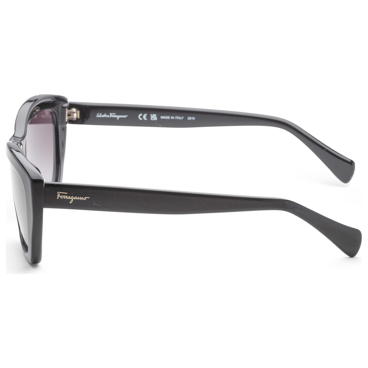 משקפי שמש Ferragamo דגם Sf958S לנשים 55 מ״מ בצבע שחור
