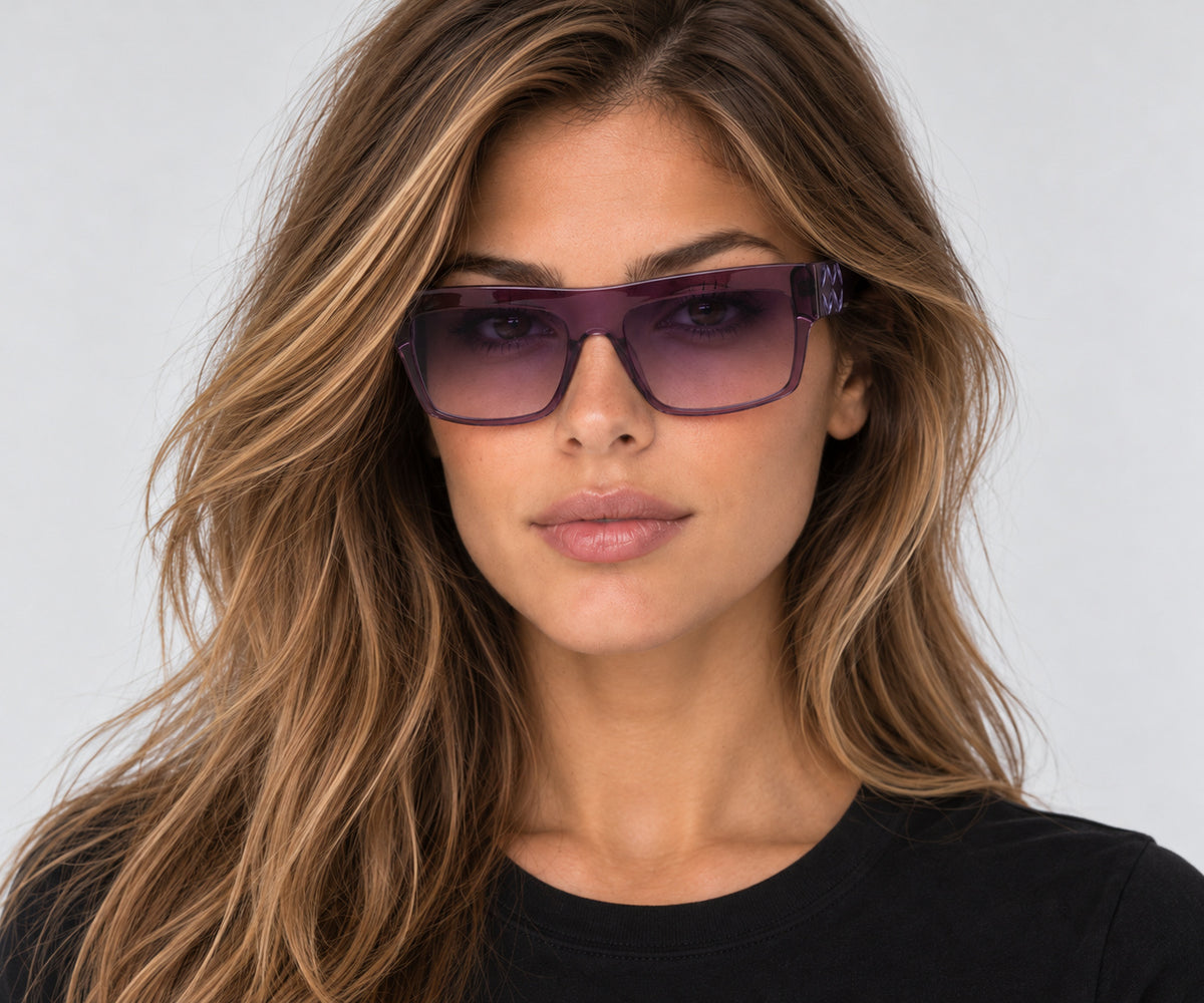 Swarovski Women's 56 mm Shiny Violet Sunglasses SK0128-5681Z
