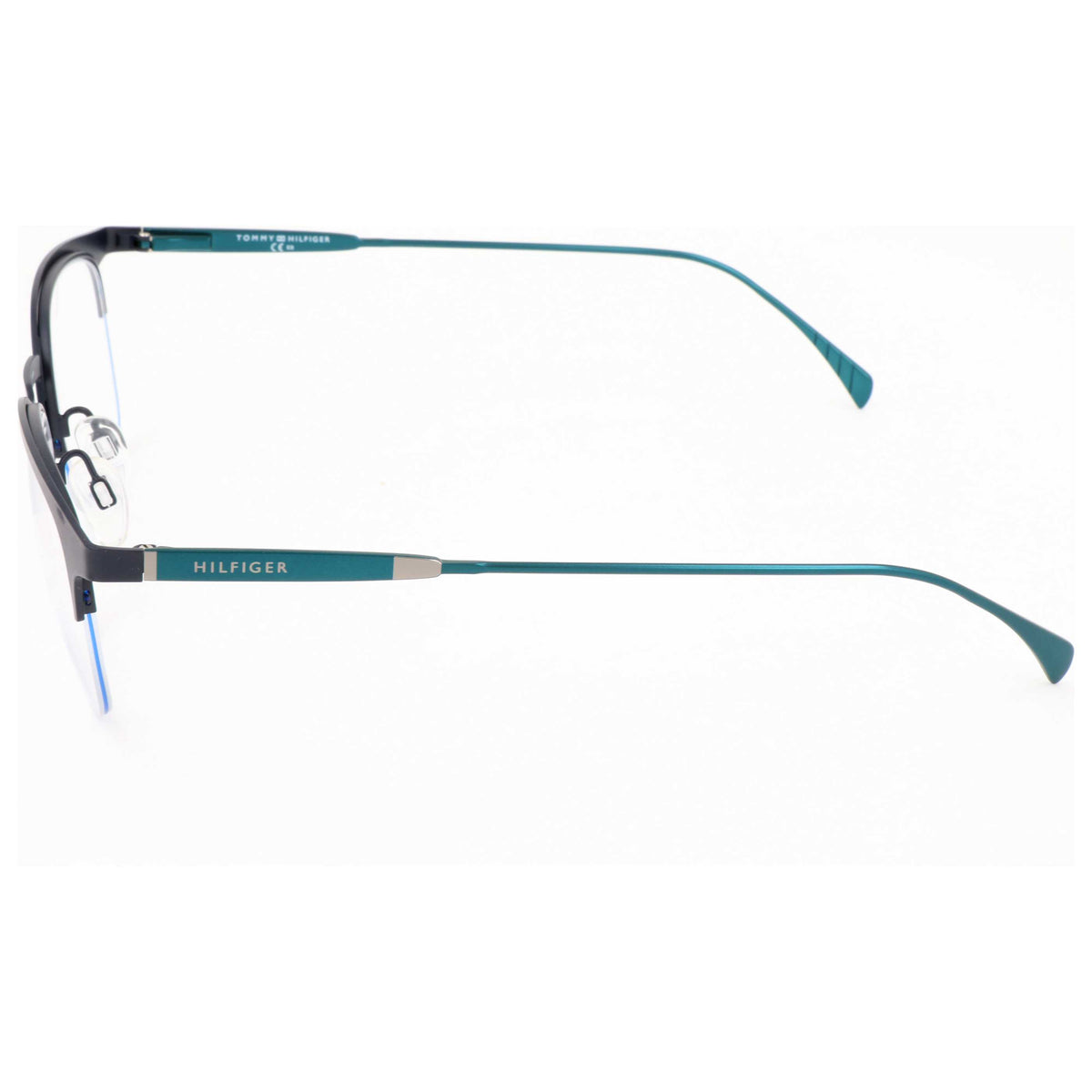 Tommy Hilfiger Men's 50 mm Matt Blue Petrol Eyeglasses TH1385-QFY-50