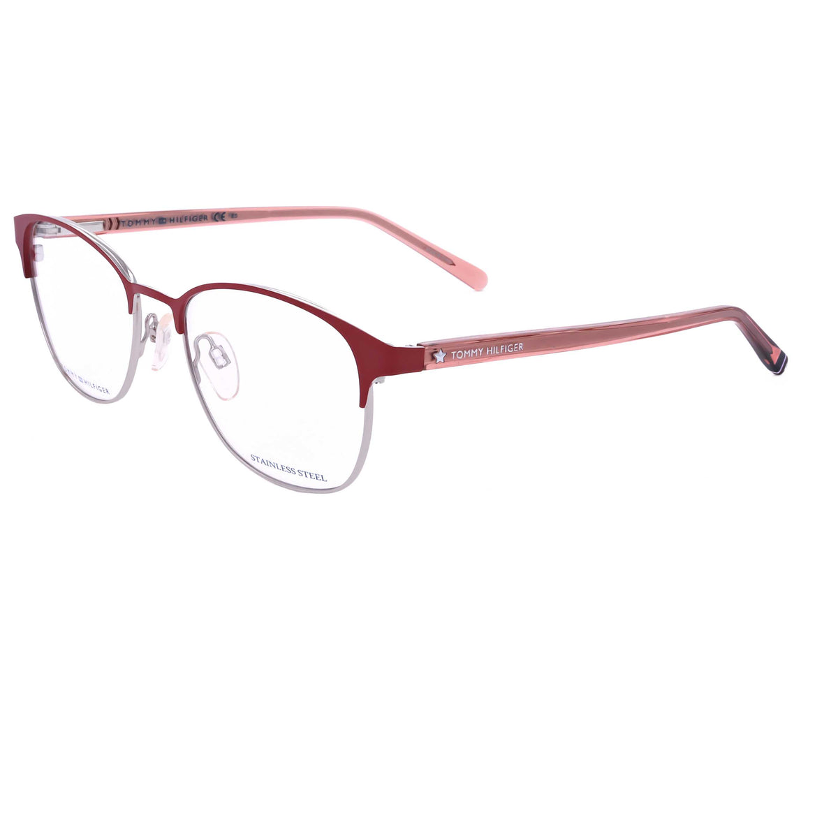 משקפי ראייה Tommy Hilfiger לנשים 53 מ״מ בצבע מט אדום