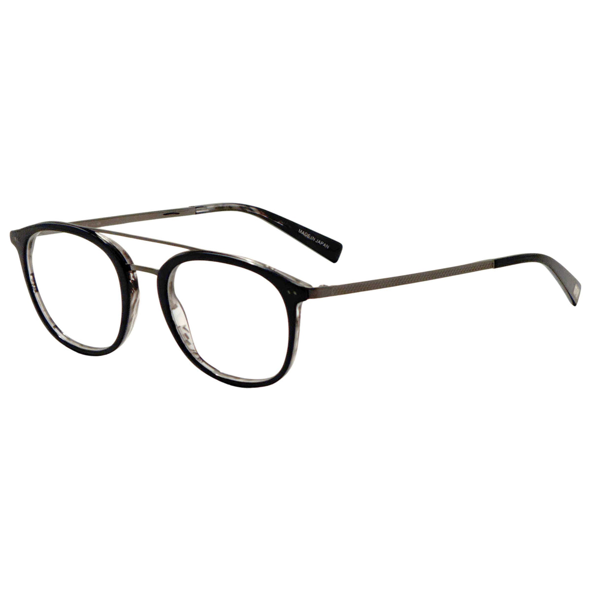 John Varvatos Men's 49 mm Navy Smoke Eyeglasses V378490NAS