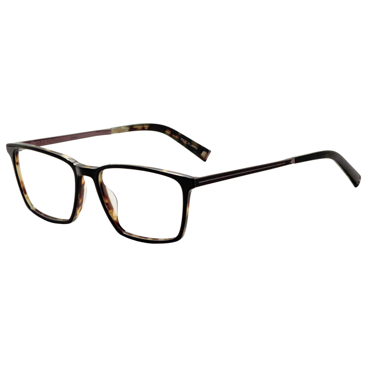John Varvatos Men's 55 mm Black Tortoise Eyeglasses V402550BLT