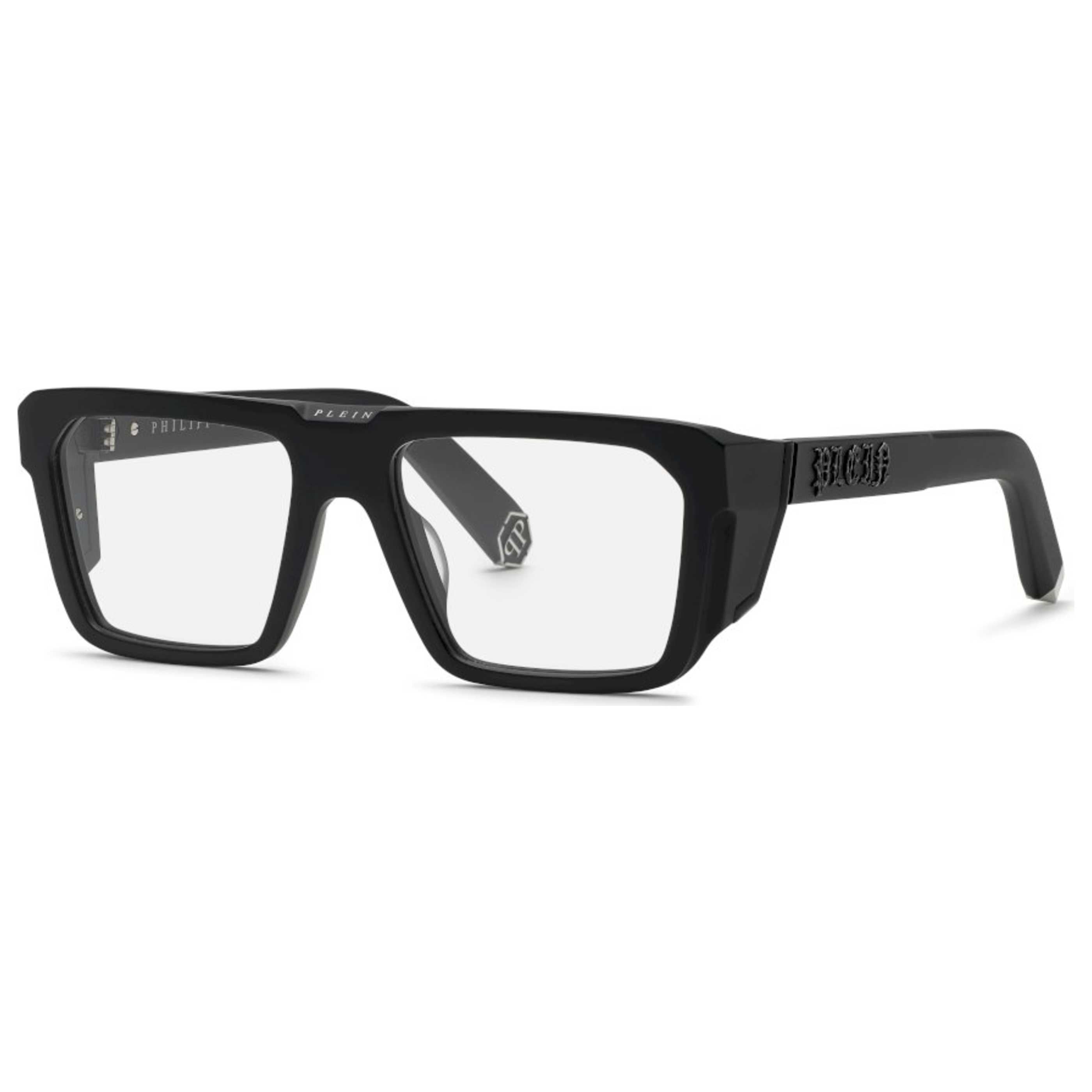 משקפי ראייה Philipp Plein דגם Vpp142M55703Y לגברים 55 מ״מ בצבע Sandblasted שחור