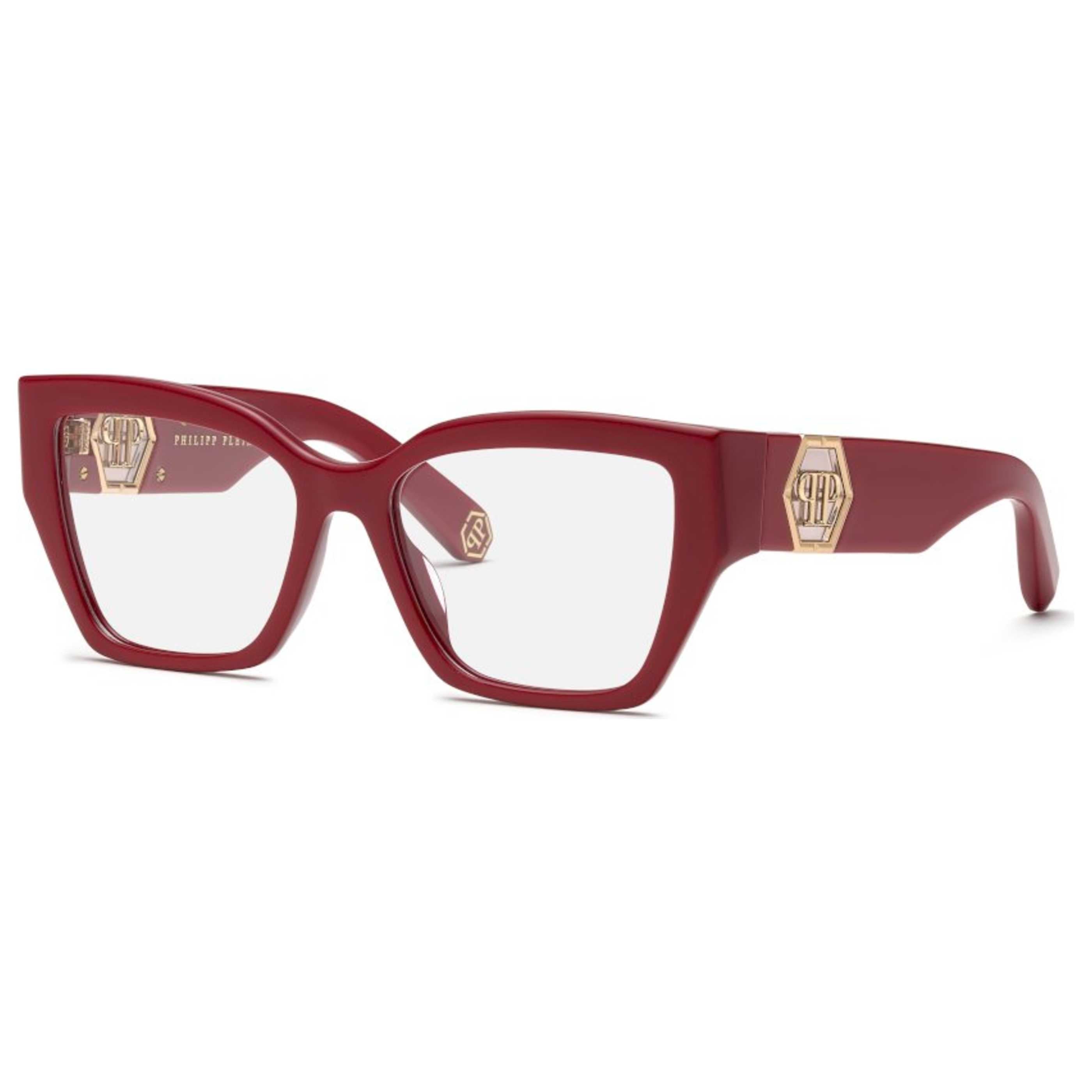 משקפי ראייה Philipp Plein דגם Vpp1645401Ck לנשים 54 מ״מ בצבע Bordeaux