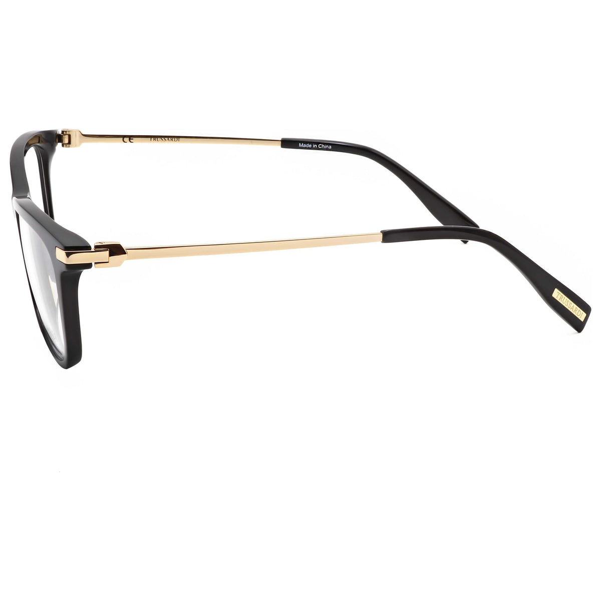 משקפי ראייה Trussardi דגם Vtr104 לנשים 54 מ״מ בצבע שחור