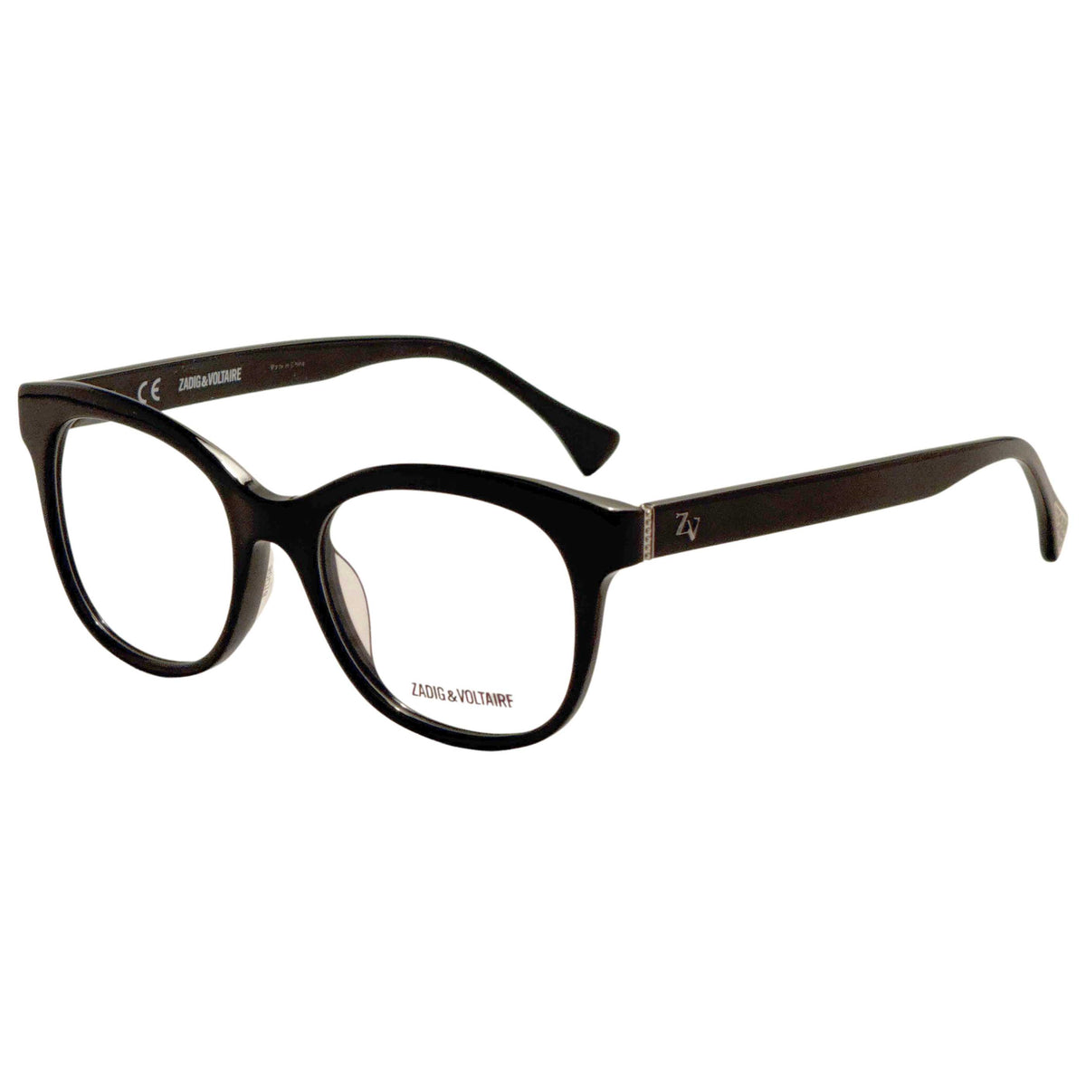 Zadig & Voltaire Unisex 50mm Black Eyeglasses VZV013500700