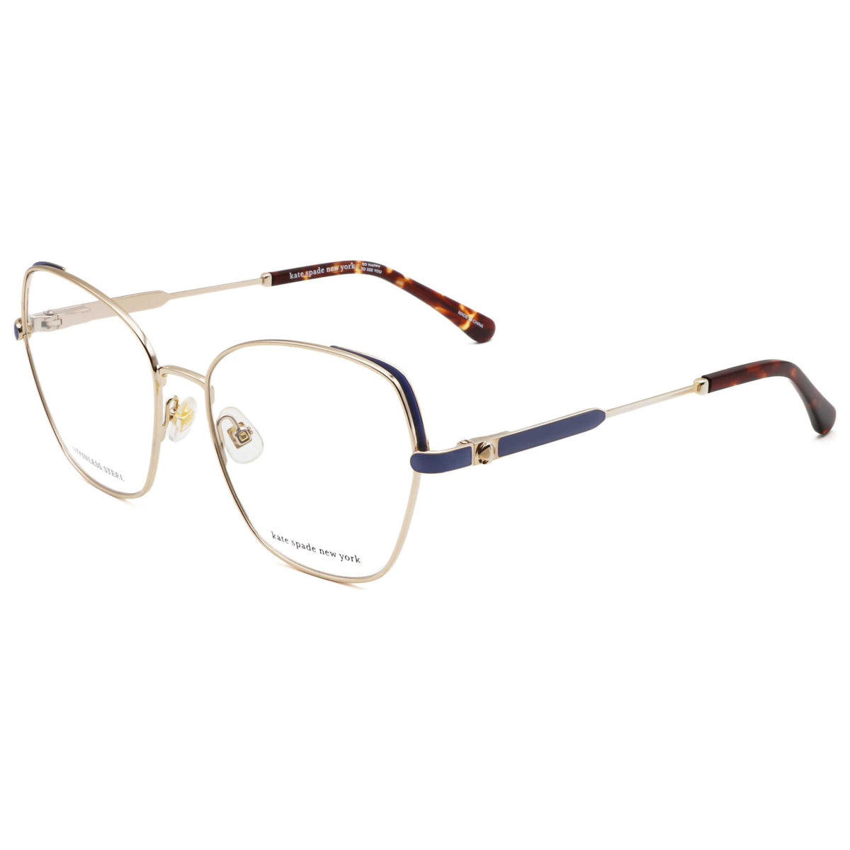 Kate Spade Women's 54mm Gold Blue Eyeglasses ZEENA-G-LKS-54