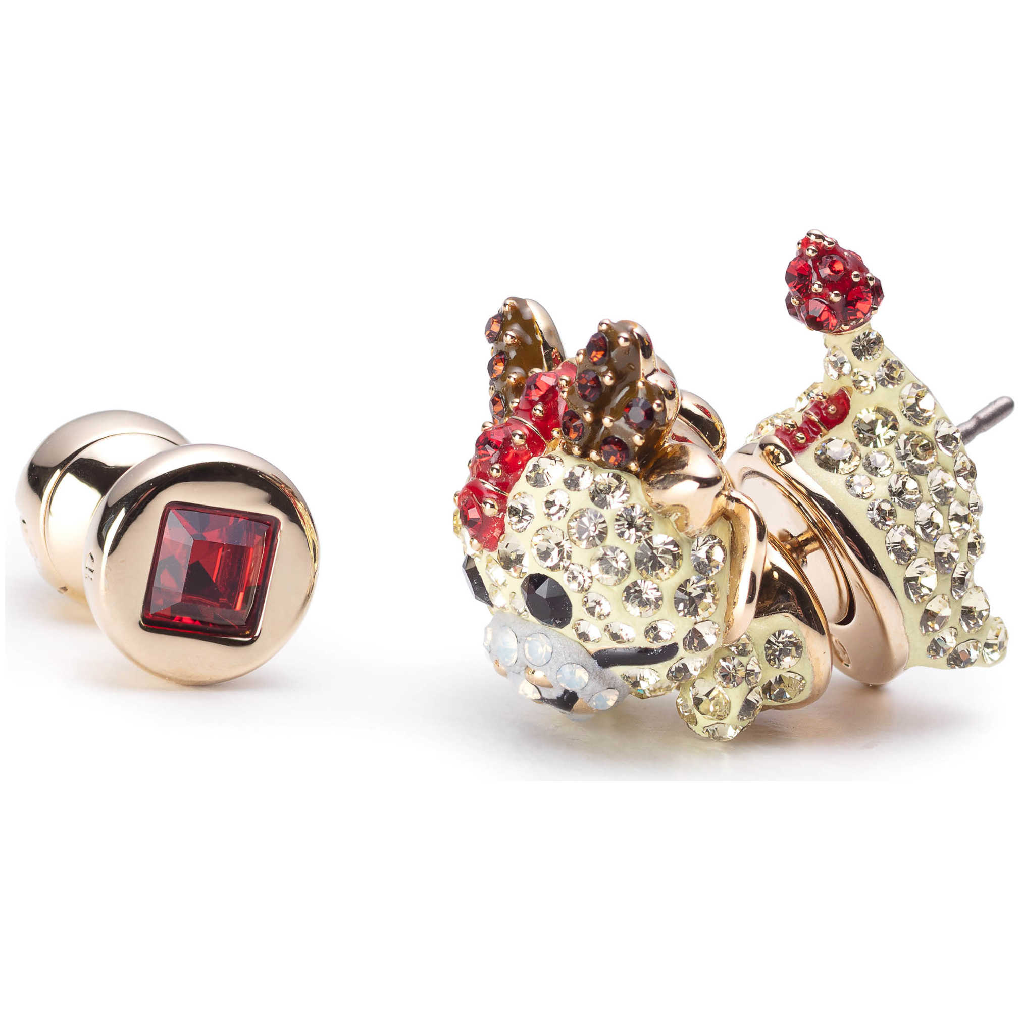 עגילים Chinese Zodiac עם קריסטל צהוב של Swarovski
