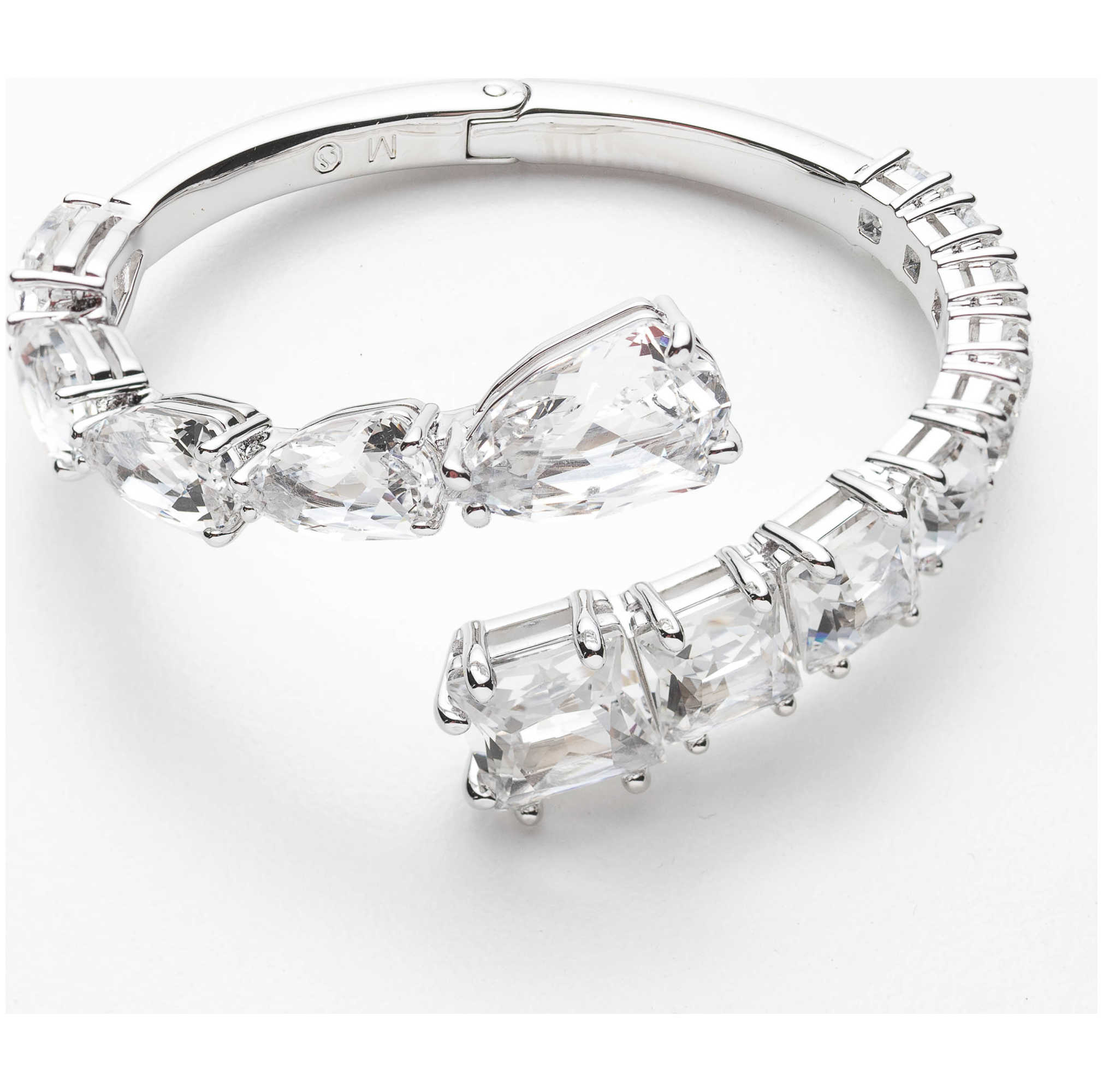 צמיד Matrix עם קריסטל לבן של Swarovski