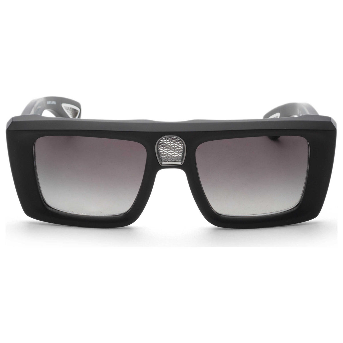 Bugatti Unisex 53mm Matte Black Sterling Silver Sunglasses 02-MBK