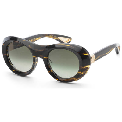 Bugatti Unisex 49mm Dark Tortoise White Gold Sunglasses 03-DT
