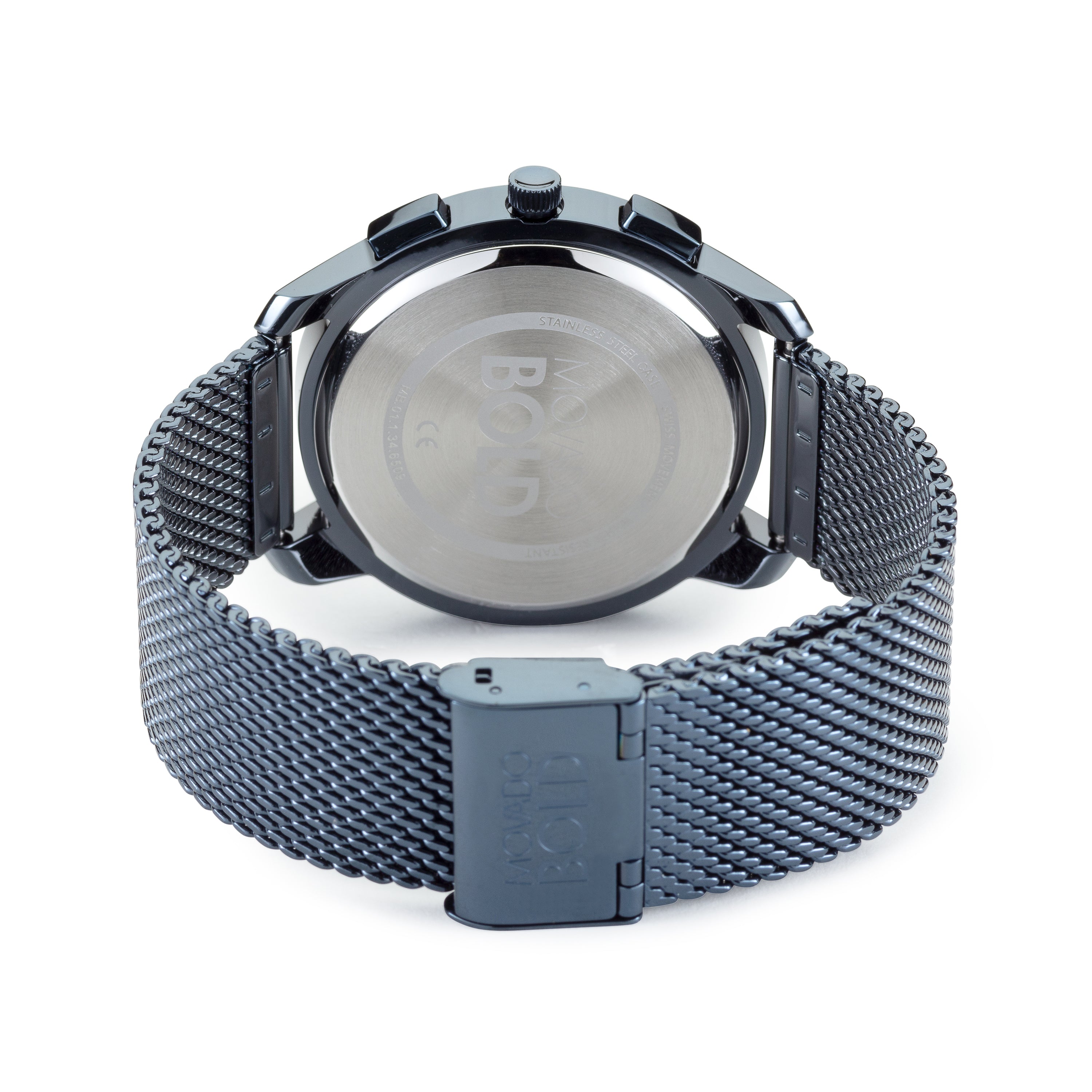 Movado Men's Bold Thin Blue 42mm Quartz Chronograph Watch 3600633