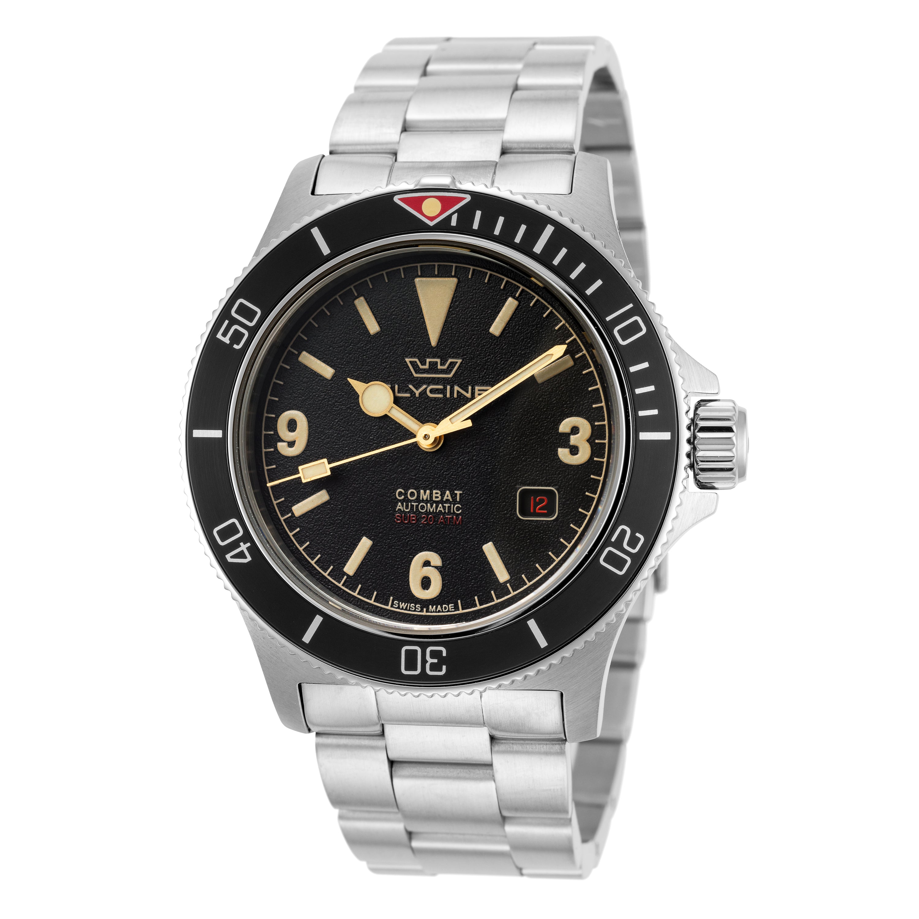 Glycine Men's Combat Sub Vintage 42mm Automatic Watch GL0261