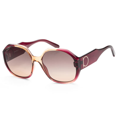 Ferragamo Women's 60mm Wine Caramel Sunglasses SF943S-6018212