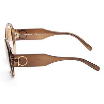 Ferragamo Women's Fashion 61mm Khaki Brown Gradient Sunglasses SF942S-6117326