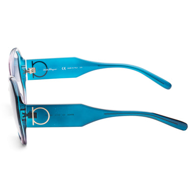 Ferragamo Women's 61mm Blue Antique Rose Gradient Sunglasses SF942S-6117431