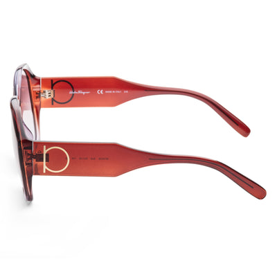 Ferragamo Fashion Women's 60 mm Violet Brown Gradient Sunglasses SF943S-6018546
