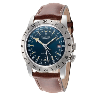 Glycine Men's Airman Vintage GMT 40mm Automatic Watch GL0306