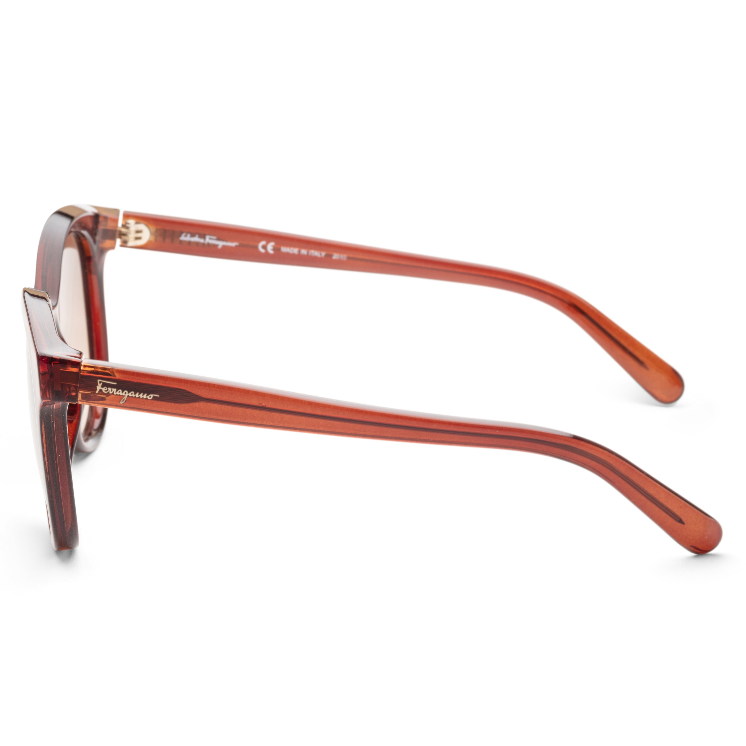 Ferragamo Women's 53 mm Crystal Brown Sunglasses SF833S-210-53