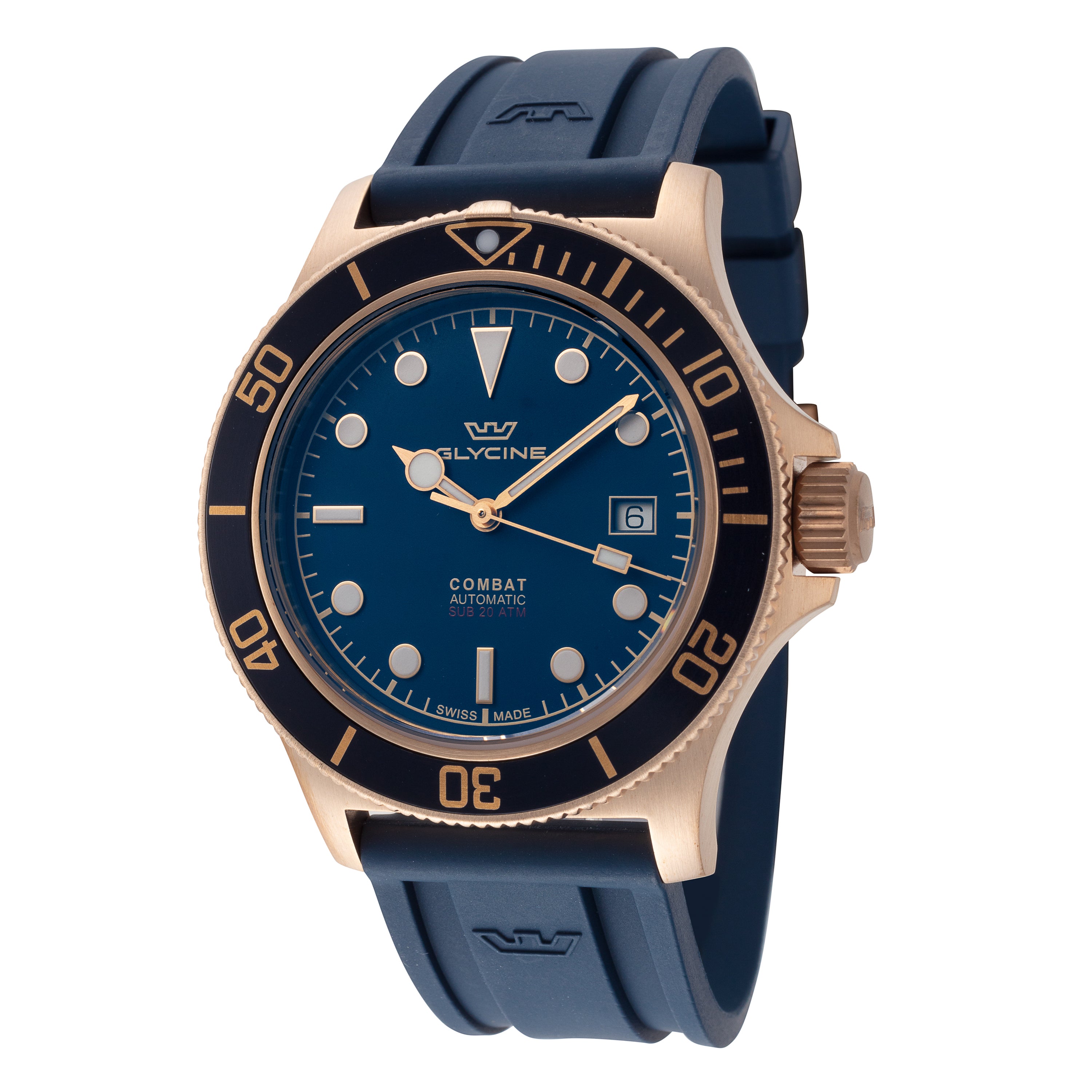 Glycine Men's Combat Sub Bronze 42mm Automatic Watch GL0323
