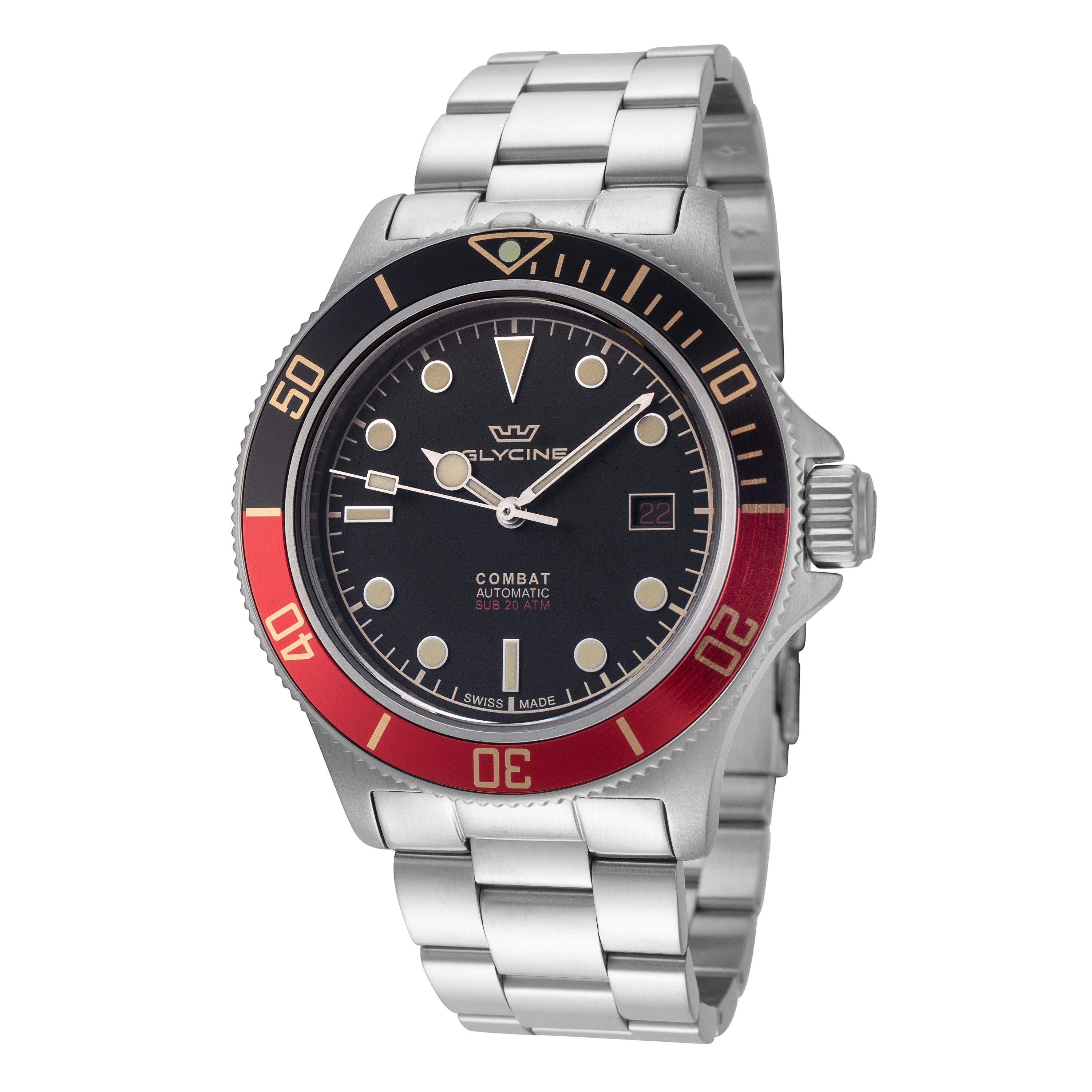 Glycine Men's Combat Sub 42mm Automatic Watch GL0387
