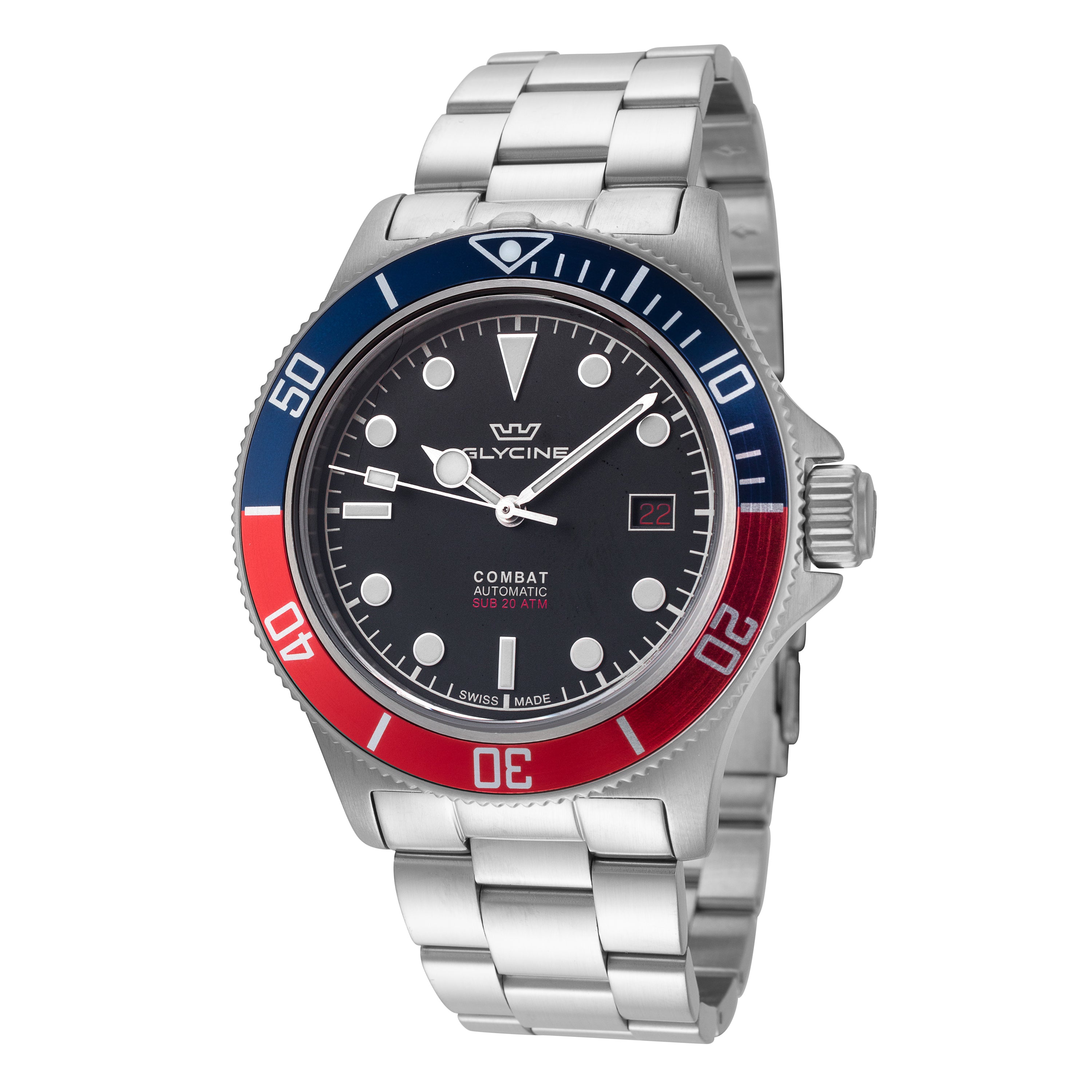 Glycine Men's Combat Sub 42mm Automatic Watch GL0388