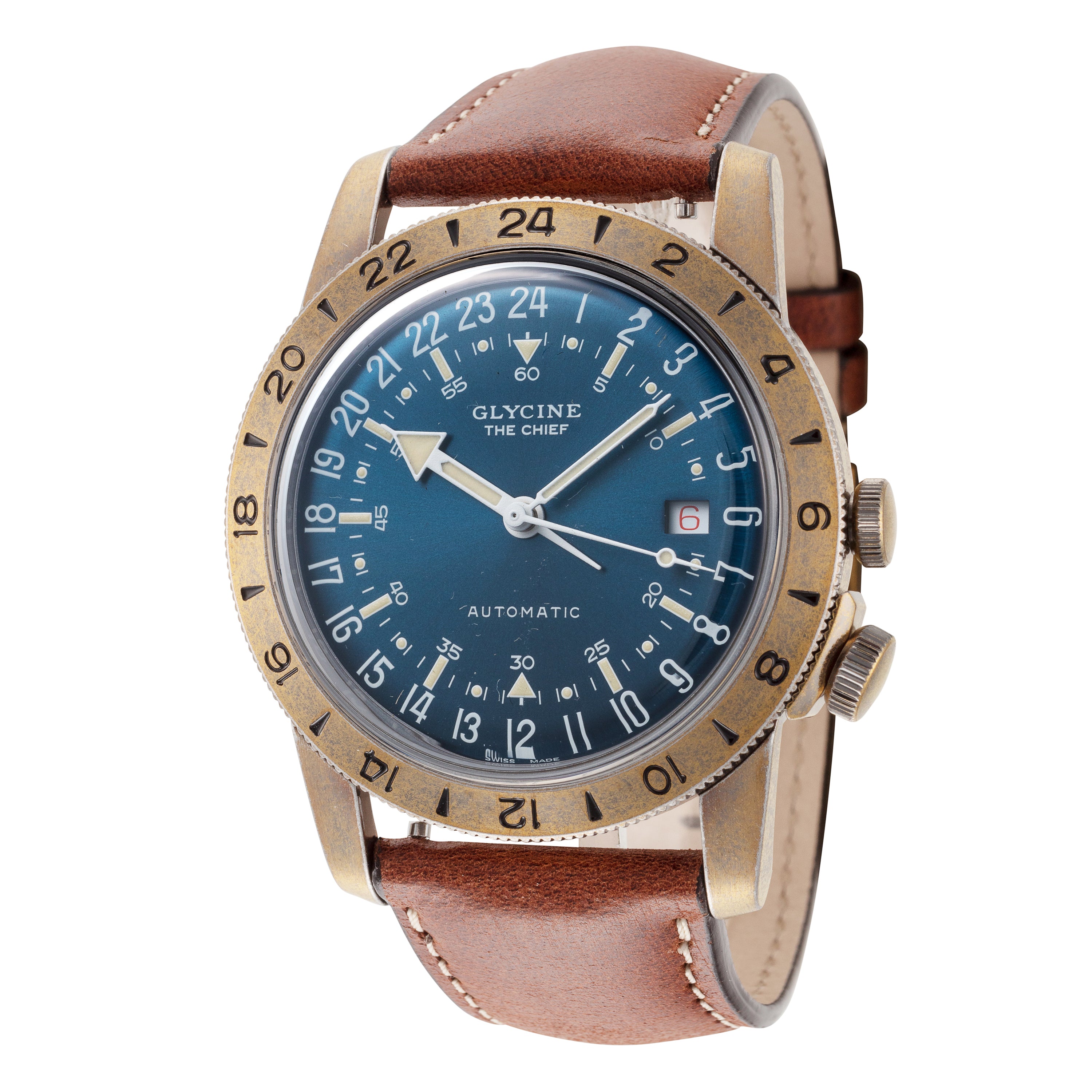 Glycine Men's Airman The Chief Purist 40mm Automatic Watch GL0414