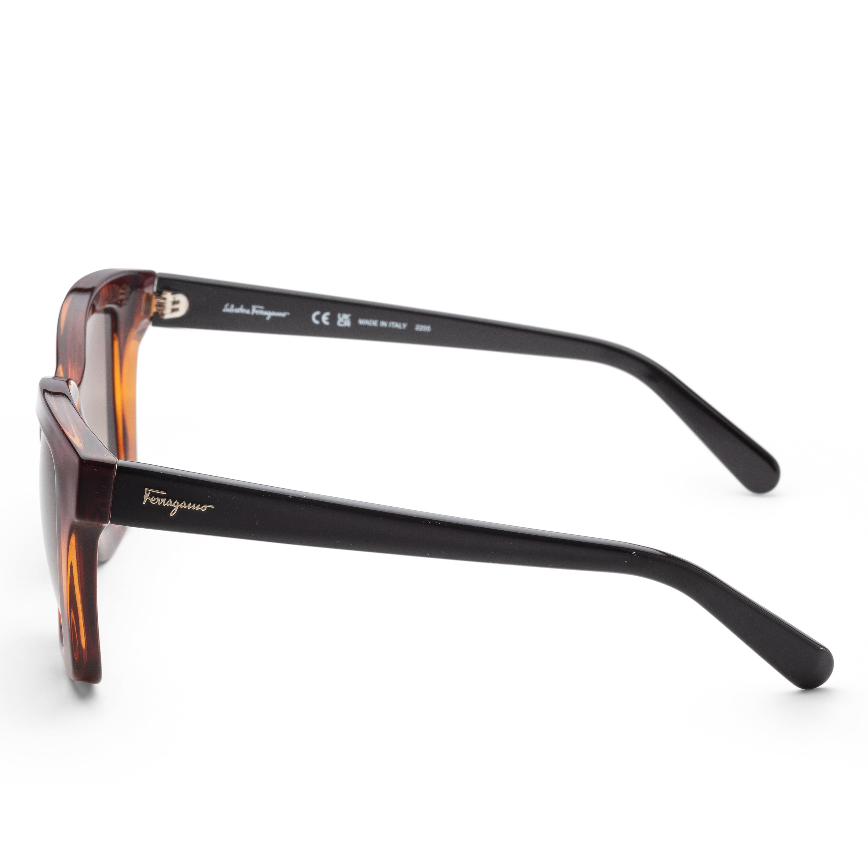 Ferragamo Fashion Women's 53 mm Black Tortoise Sunglasses SF955S-214