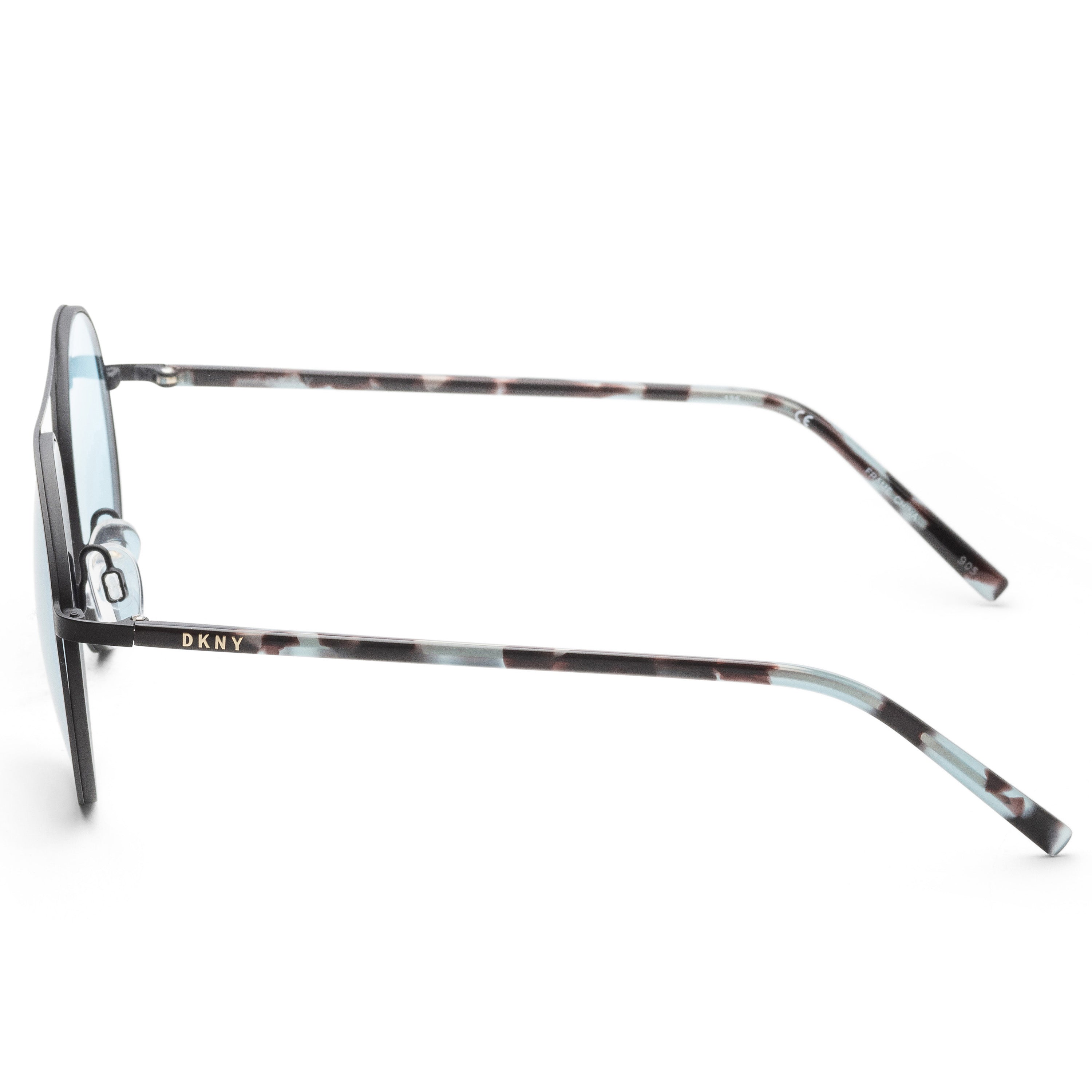 DKNY Men's 59mm Black and Grey Tortoise Sunglasses DK300S-400