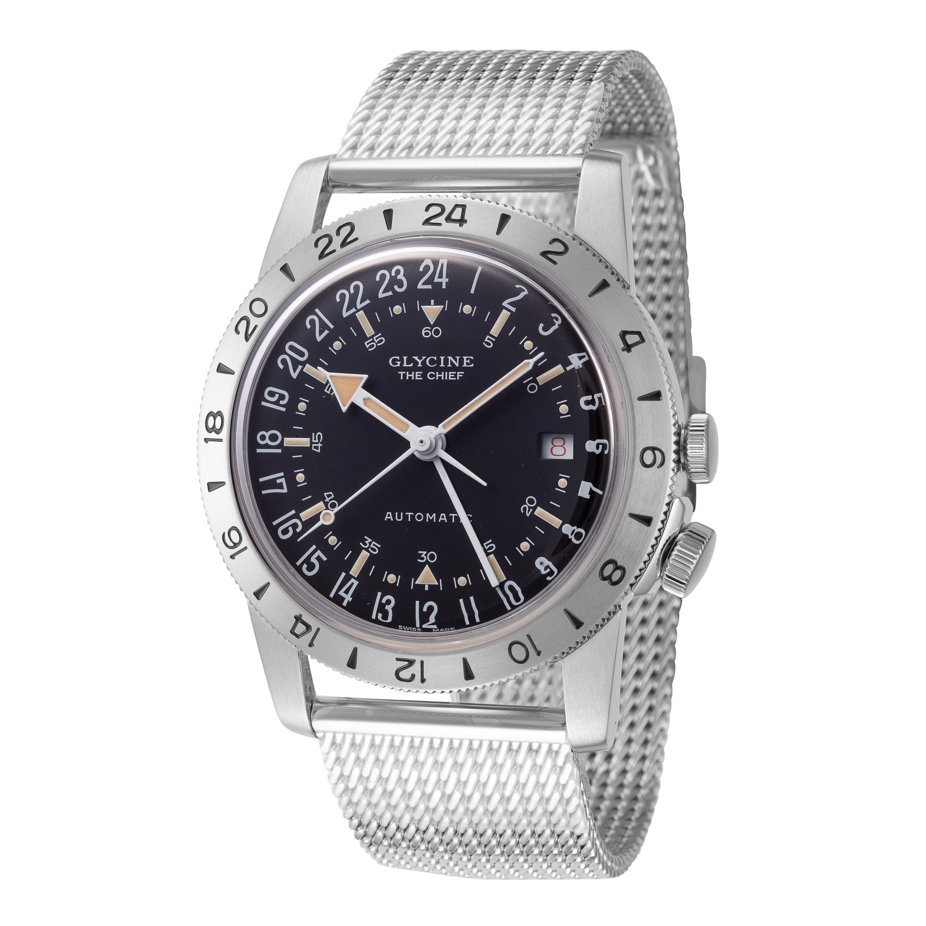Glycine Men's Airman The Chief GMT 40mm Automatic Watch GL0464