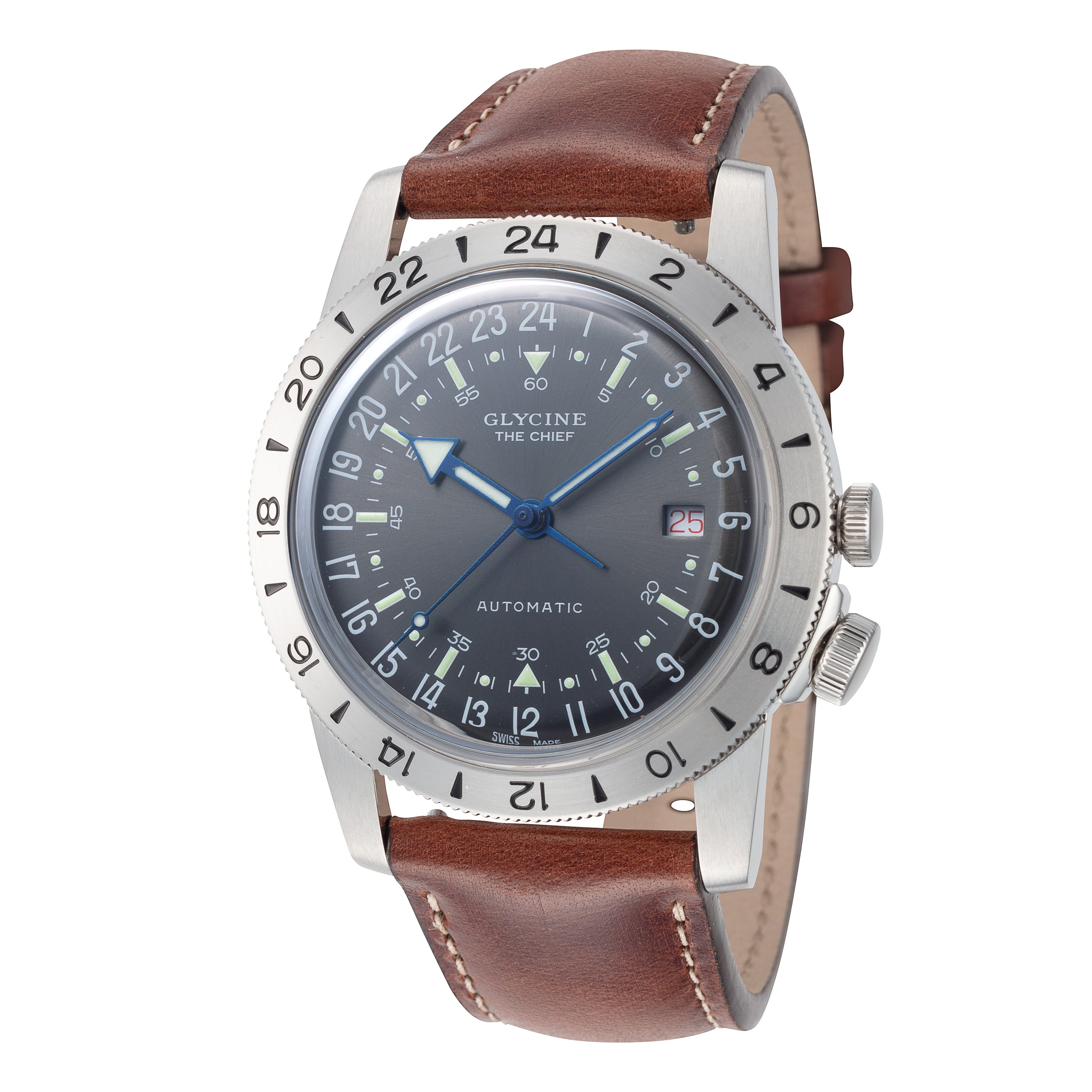 Glycine Men's Airman Vintage Purist 40mm Automatic Watch GL0412
